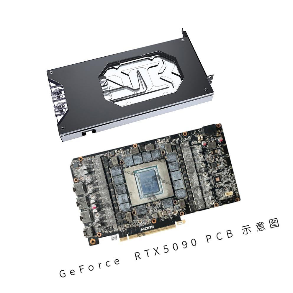 Copper GPU Water Cooling Block GPU Waterblock for Zotac RTX5090 RTX5090Ti RTX5080 RTX5080Ti RTX5070 RTX5070Ti RTX5060 RTX5060Ti (for Zotac GeForce RTX 5090 D 32GB Solid OC) - Image 3