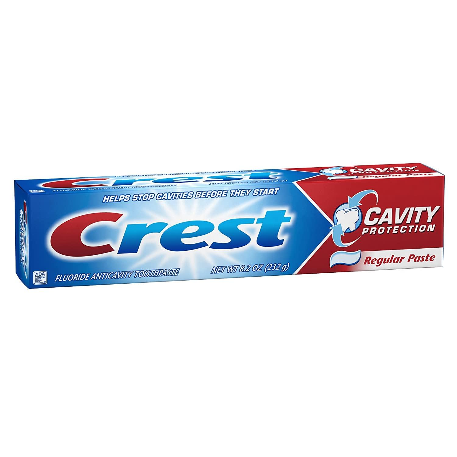 Crest Fluoride Anticavity Toothpaste, Prevents Cavities Before They Start, Regular Paste, 8.2 Ounce (Pack of 5) - Image 5