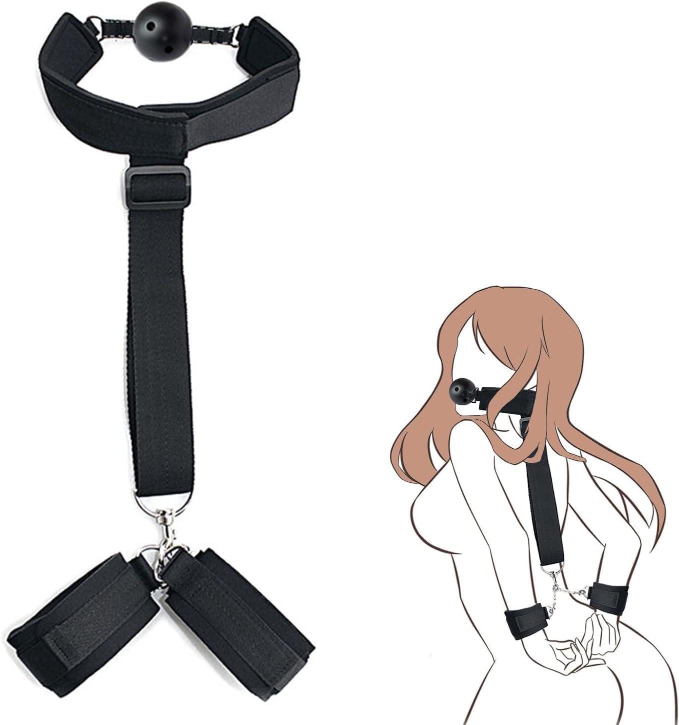 BDSM Sex Bondage Restraints Kit Set Toys Sex Accessories Furniture Stuff for Adults Couples Things Kinky Bedroom Bed Restraints Bed Queen Size Bed Rope Sweater B2