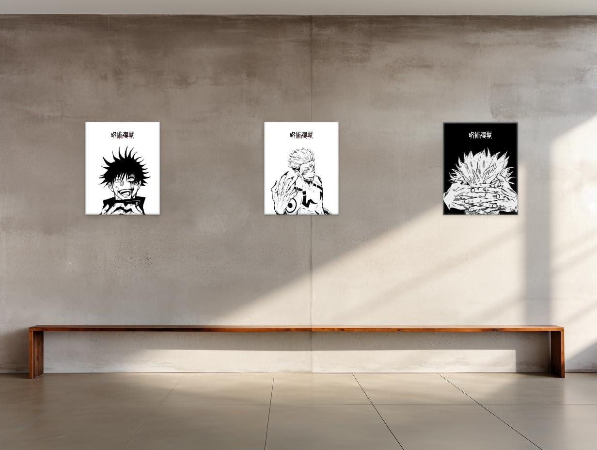 Ouroboros Art & Design - JJK Sorcery Showdown: Jujutsu Kaisen Anime Poster Set - Manga Art - Anime Poster - Yuji Itadori - Gojo Satoru - 6 Pieces - 8x10'' Inch - Unframed - Image 5
