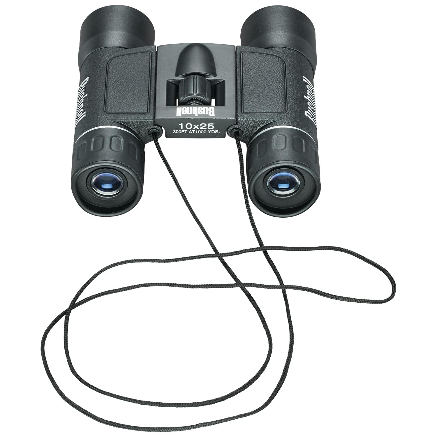 Bushnell Powerview 10x25 Compact Binoculars, High-Power Folding Roof Prism, Lightweight & Portable, Non-Slip Grip, Black - Ideal for Sports, Wildlife, and Outdoor Adventures - Image 6