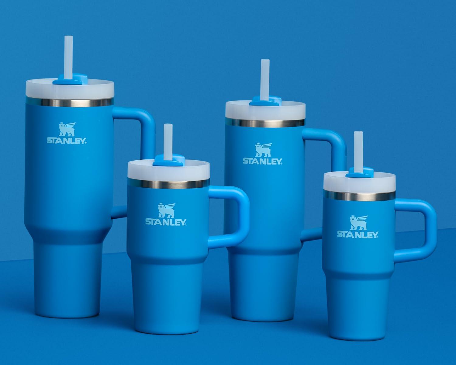 STANLEY Quencher H2.0 Tumbler with Handle and Straw 40 oz | Flowstate 3-Position Lid | Cup Holder Compatible for Travel | Insulated Stainless Steel Cup | BPA-Free | Azure - Image 9