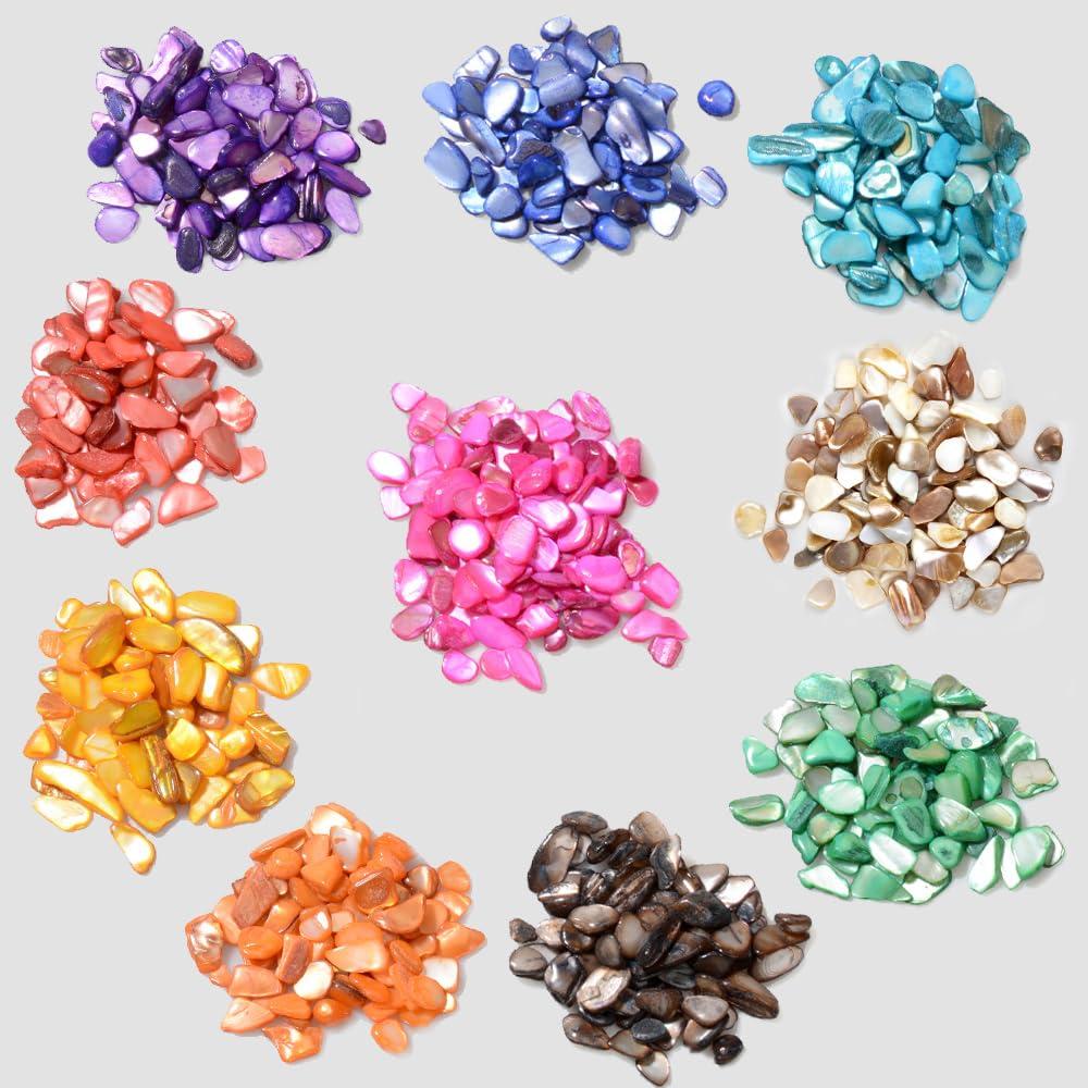 QICQDRAM Crushed Shells for Crafts About 1LB (405g/14.28oz) Small Natural Crushed Shells Bulk for Crafts DIY Beaching Wedding Decoration Vase Fillers (Natural Color) - Image 4