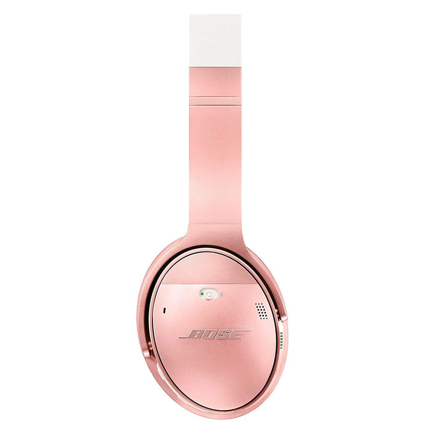 Bose QuietComfort 35 II Wireless Bluetooth Headphones, Noise-Cancelling, with Alexa Voice Control - Rose Gold - Image 2