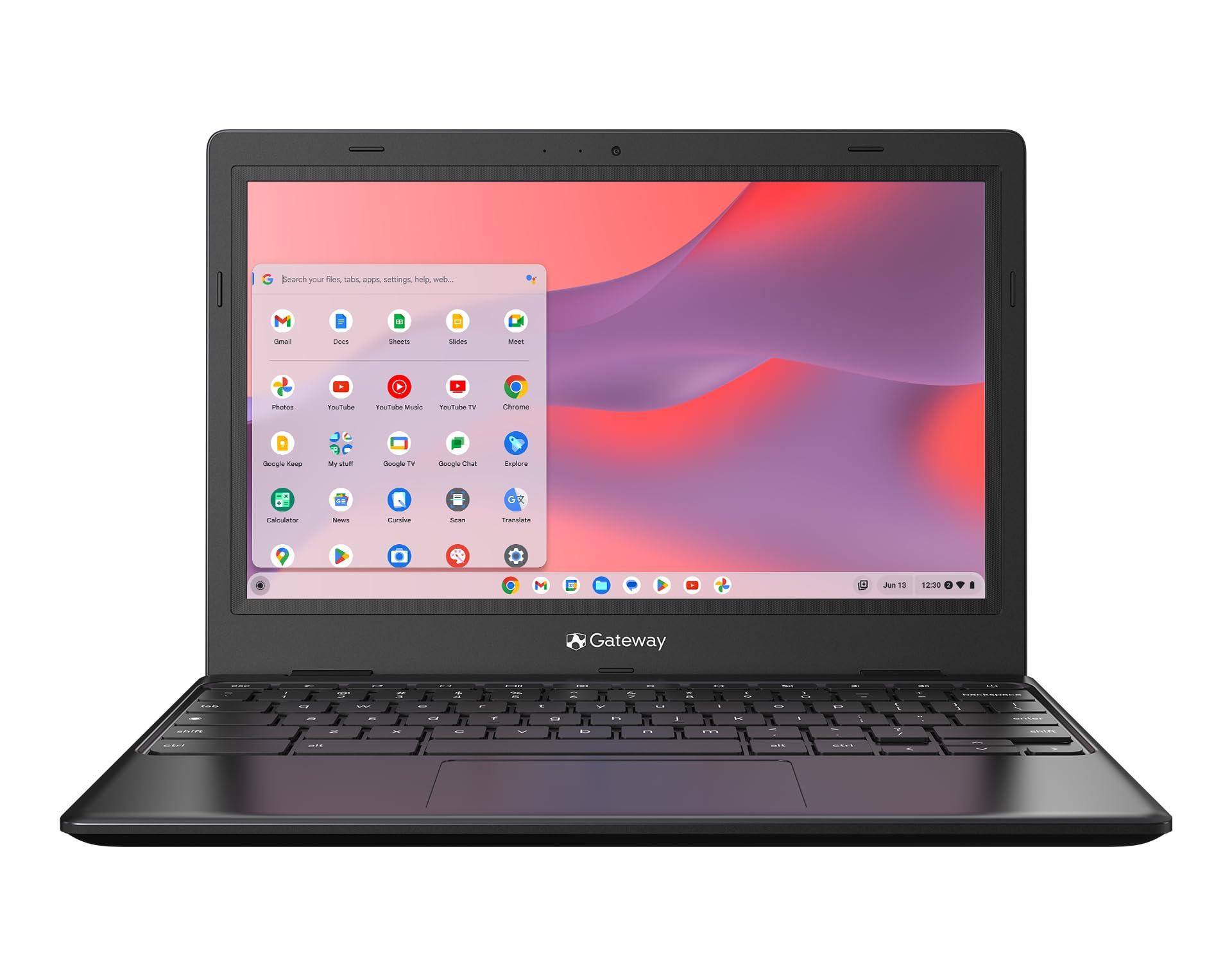 acer Gateway Chromebook 311 CBO311-1H-C1MX Laptop | Intel Celeron N4500 | 11.6" HD (1366 x 768) Display | 4GB LPDDR4X | 64GB eMMC | Wi-Fi 5 802.11ac | Chrome OS | Star Black