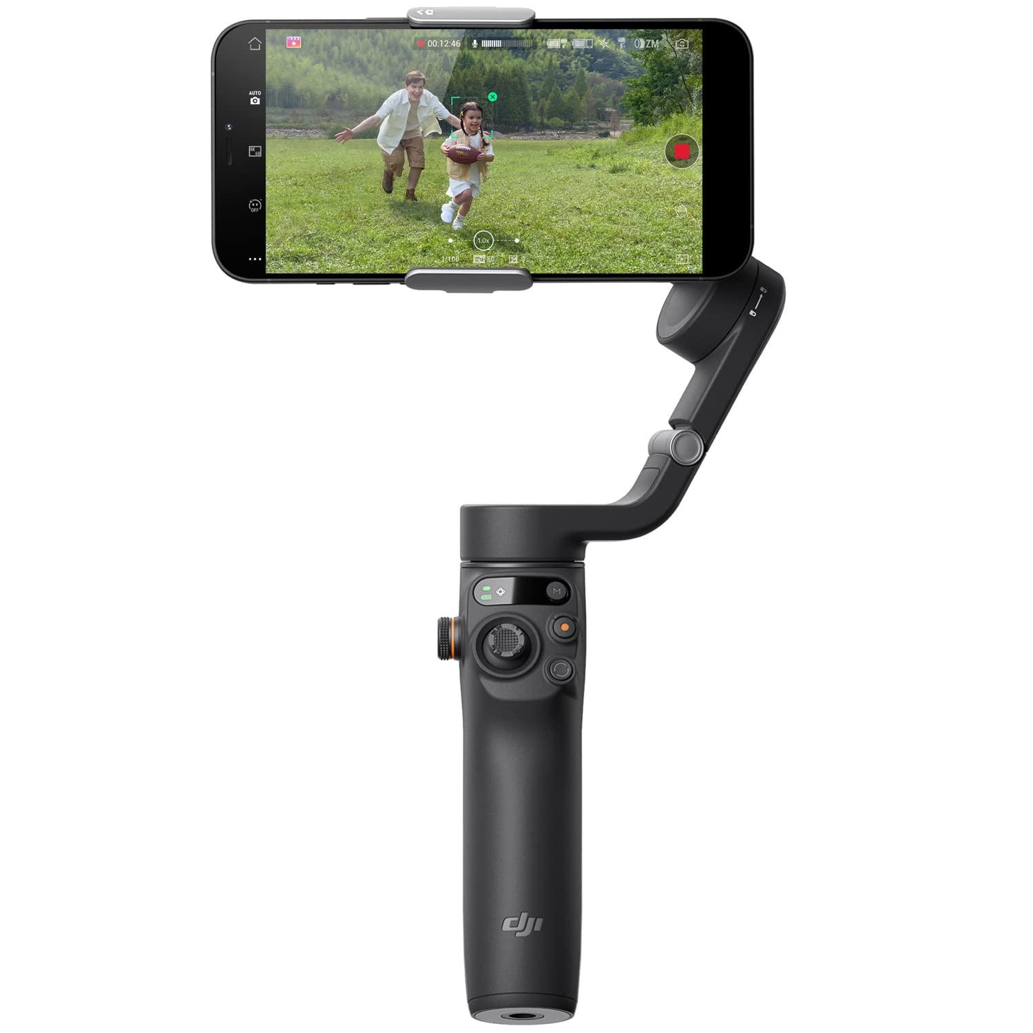 DJI Osmo Mobile 6 Smartphone Gimbal Stabilizer (Black) Accessory Bundle with Deco Gear Small Camera Bag, Lexar 64GB Memory Card, 2 Year CPS Enhanced Protection Pack and Cleaning Kit - Image 7