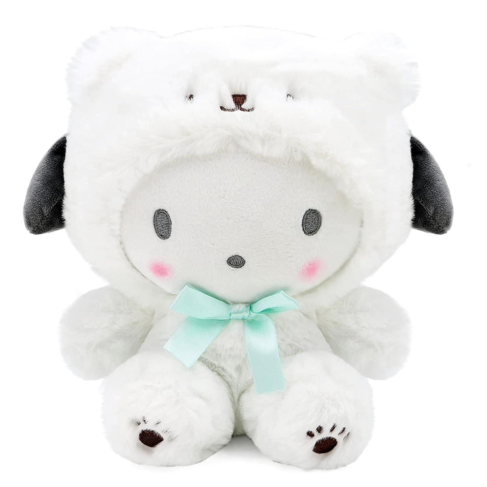 Maikerry 8" Kawaii Anime Plush Doll, Cartoon Stuffed Animal Figure Plushies Pillow Toy,Soft Lovely Plushies Gift for Girls Teens Fans Birthday Decoration, Green - Image 1