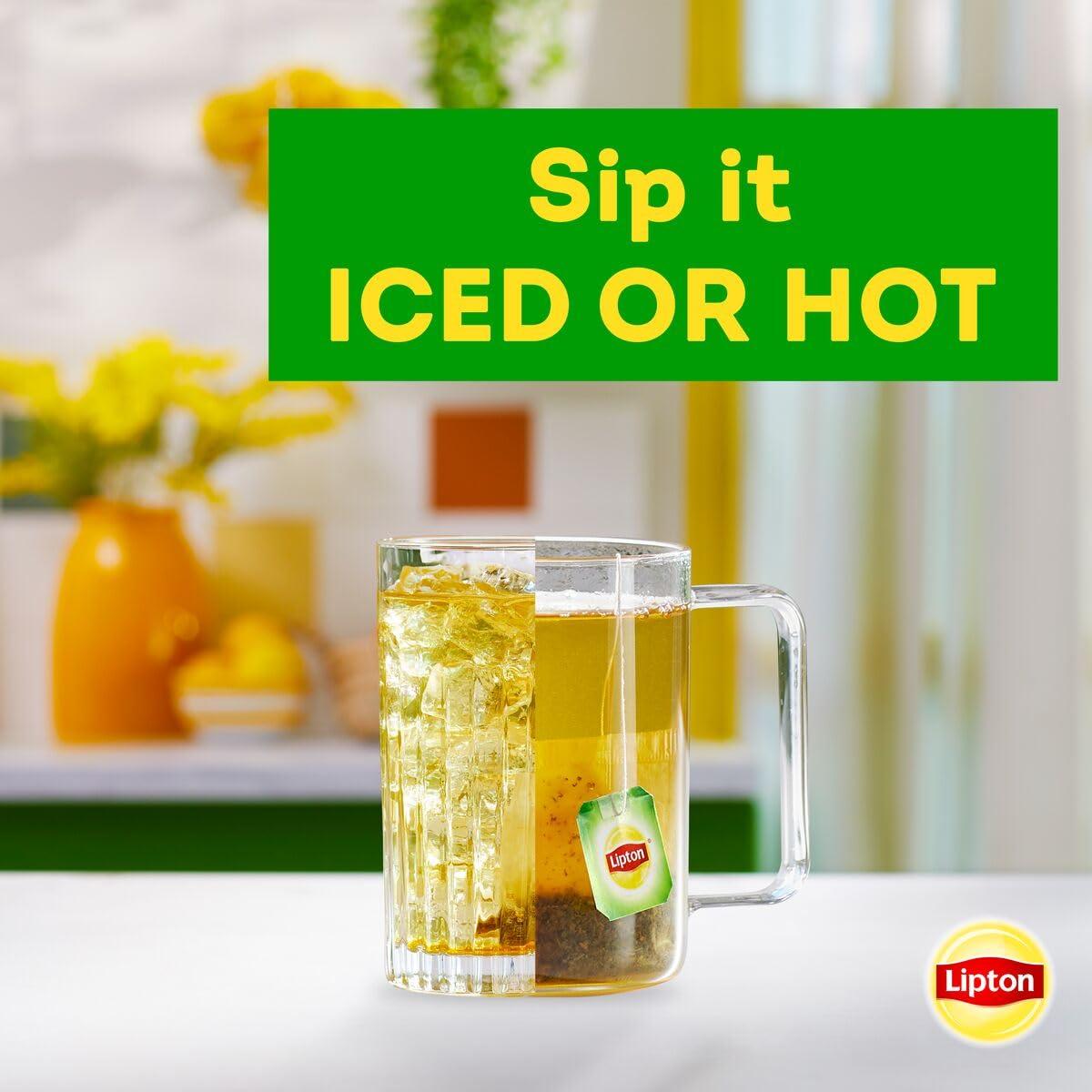 Lipton Decaffeinated Green Tea Bags, Unsweetened Teabags for Decaf Hot Tea or Decaf Iced Tea with Flavonoids, 40 Total Tea Bags (Pack of 2) - Image 6