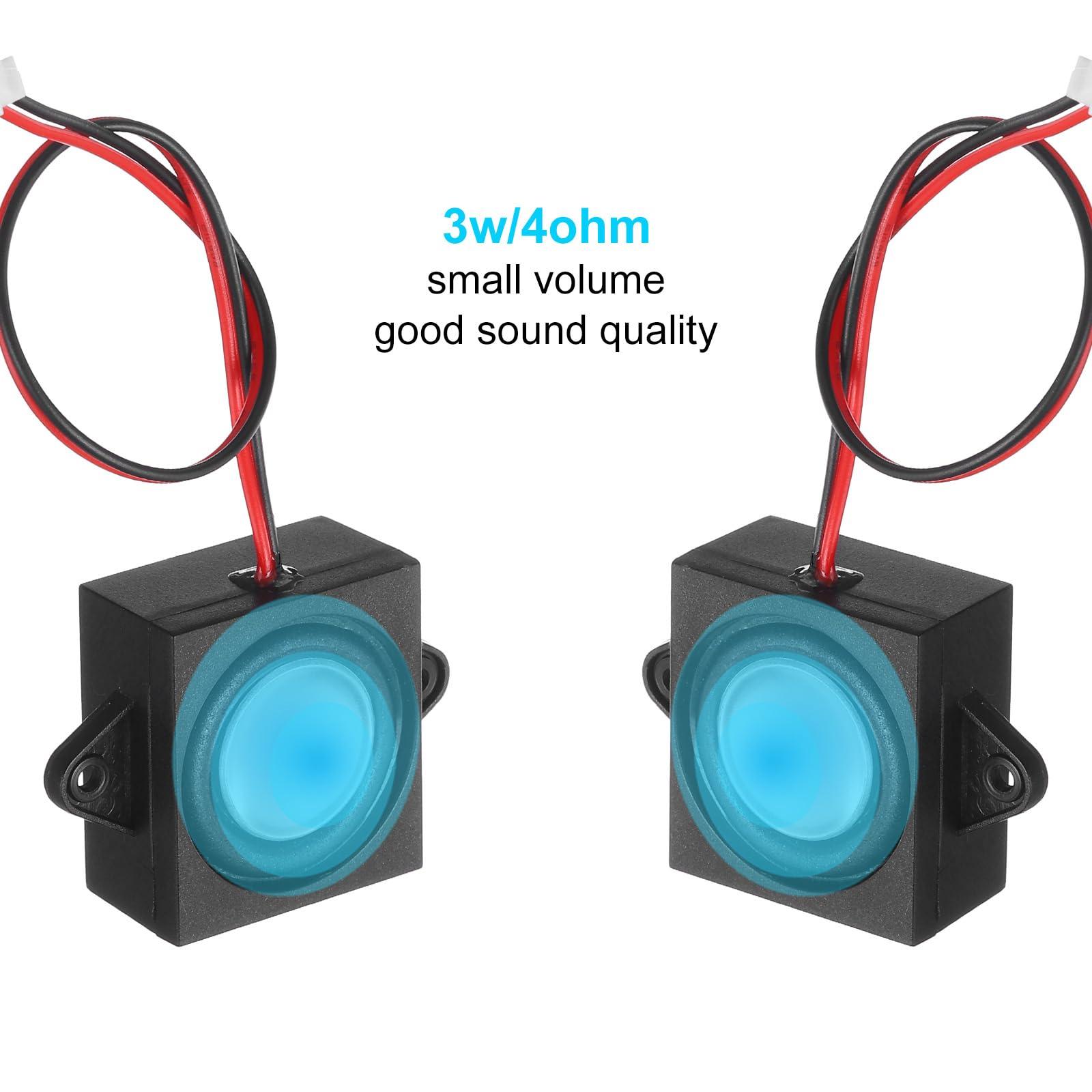 uxcell 1Pcs Speaker 3 Watt 4 Ohm Mini Speaker Micro Speaker with JST-PH2.0 Interface for Small Electronic Projects Advertising Machines LCD TV Monitors - Image 4
