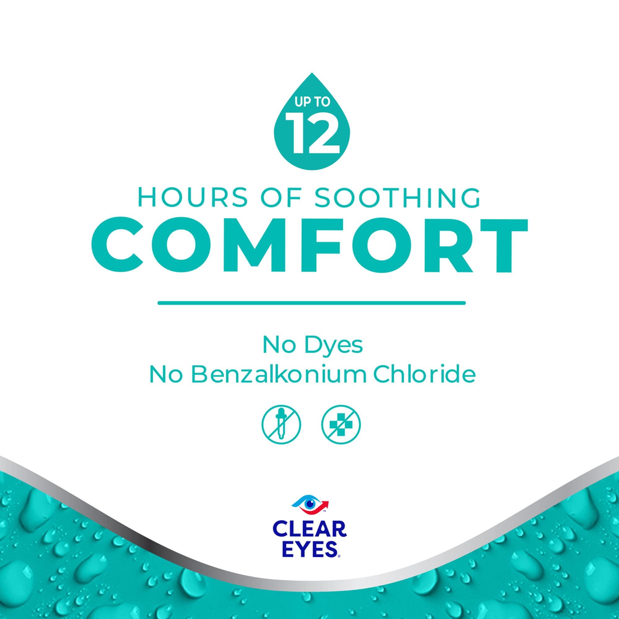 Clear Eyes for Sensitive Eyes, Redness Reliever Eye Drops, 0.5 oz - Image 4