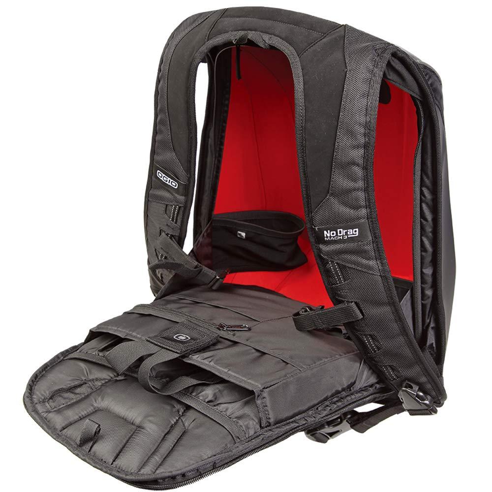 OGIO No Drag Mach 3 Backpack, 19" H x 12.5" W x 6.5" D, Black - Image 3