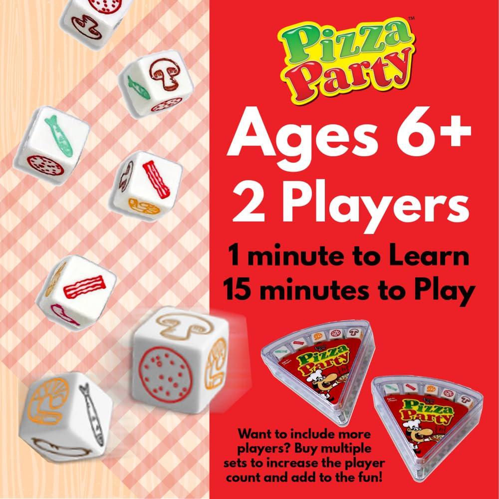 University Games, Pizza Party Dice Game, Dice Game for Kids and Families, Ages 6+ - Image 5