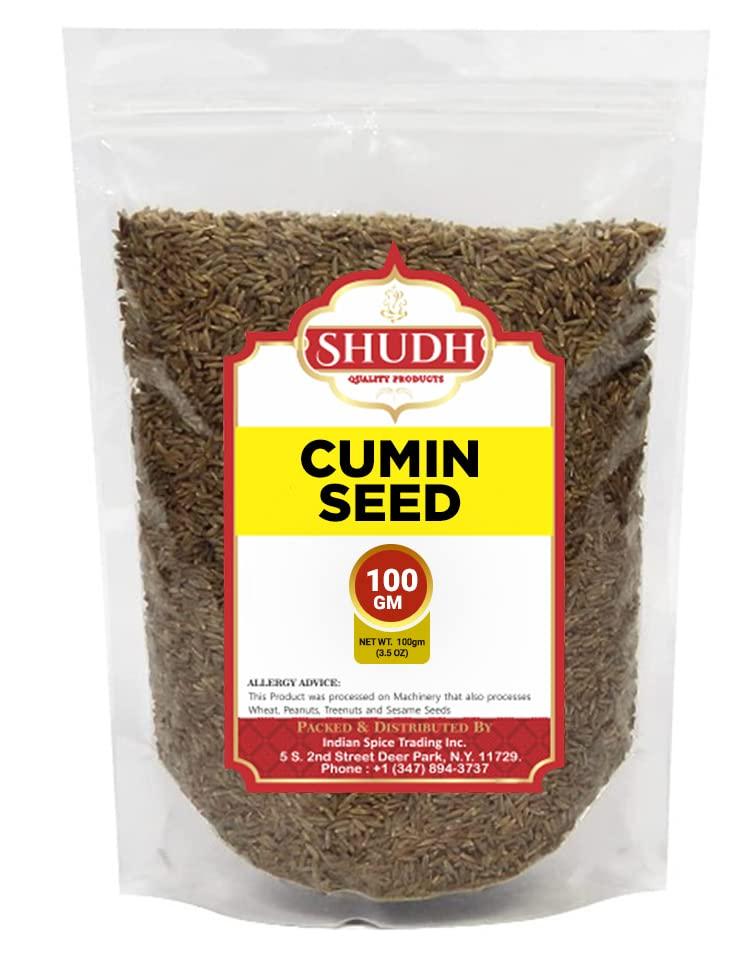 SHUDH CUMIN SEED 3.5 Oz Bag (100gm) | Jeera Whole Indian Spice ~ All Natural | Vegan | Gluten Friendly | NON-GMO | Indian Origin - Image 5