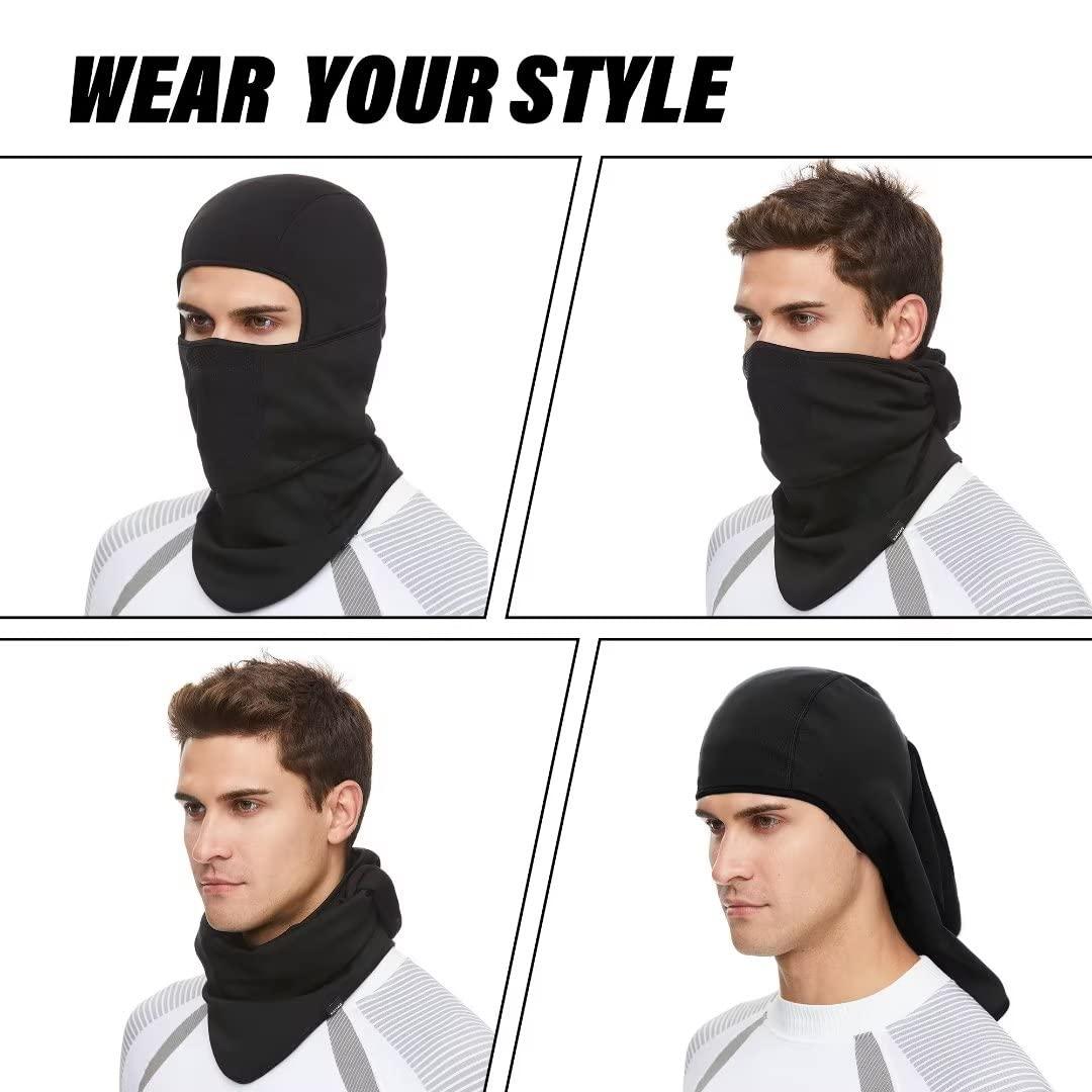 SAITAG Balaclava Ski Mask Warm Face Mask for Cold Weather Winter Skiing Snowboarding Motorcycling Ice Fishing Men - Image 8