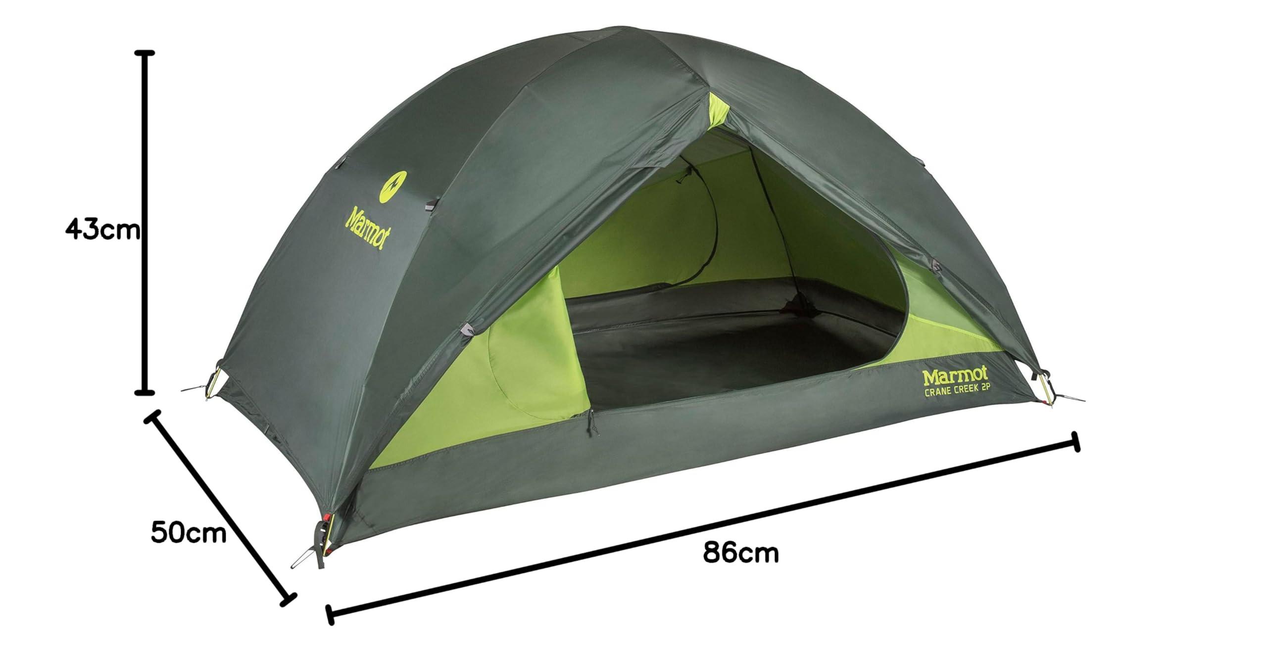 MARMOT Crane Creek 2P/3P Camping and Backpacking Tents & Footprints - Image 12