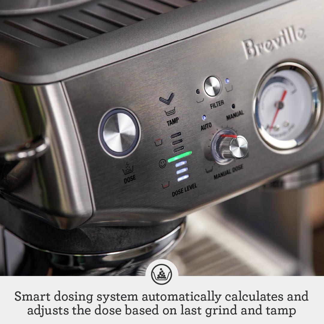 Breville Barista Express Impress Espresso Machine BES876BSS, Brushed Stainless Steel - Image 5