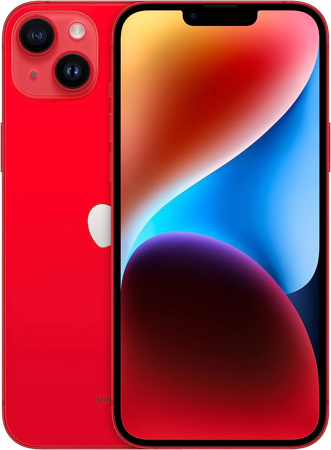 Apple iPhone 14 Plus, 128GB, (PRODUCT)Red for AT&T (Renewed)