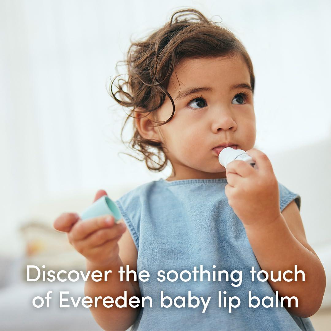 Evereden Baby Lip Balm, 0.14 oz | Non-Toxic, Fragrance-Free Chapstick for Kids, Toddlers & Babies | Clean Baby Skincare - Image 6