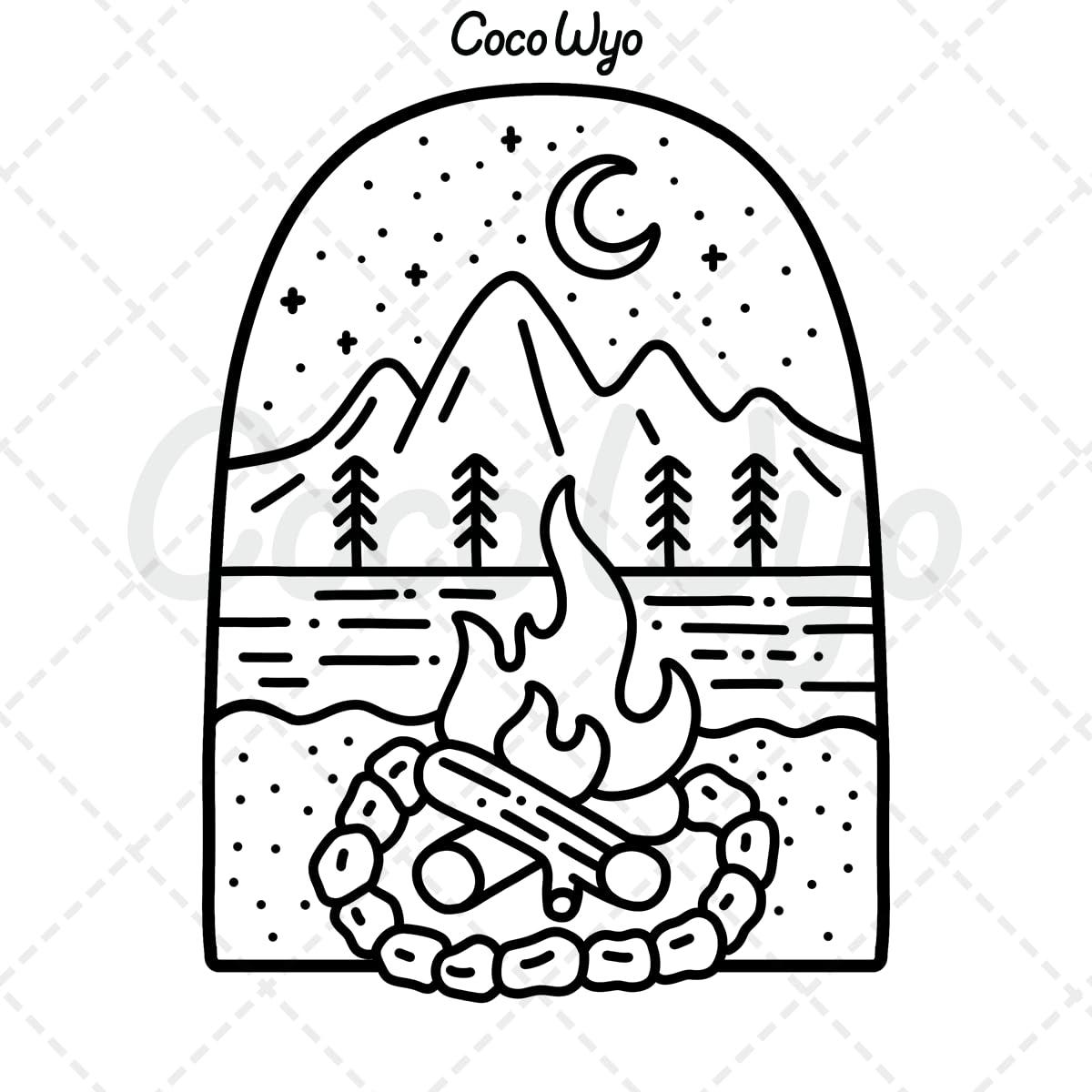 Stress Relief: Coloring Book for Adults and Kids, Bold and Easy, Simple and Big Designs for Relaxation Featuring Animals, Landscape, Flowers, Patterns, Cute Things And Many More (Bold & Easy Coloring) - Image 7