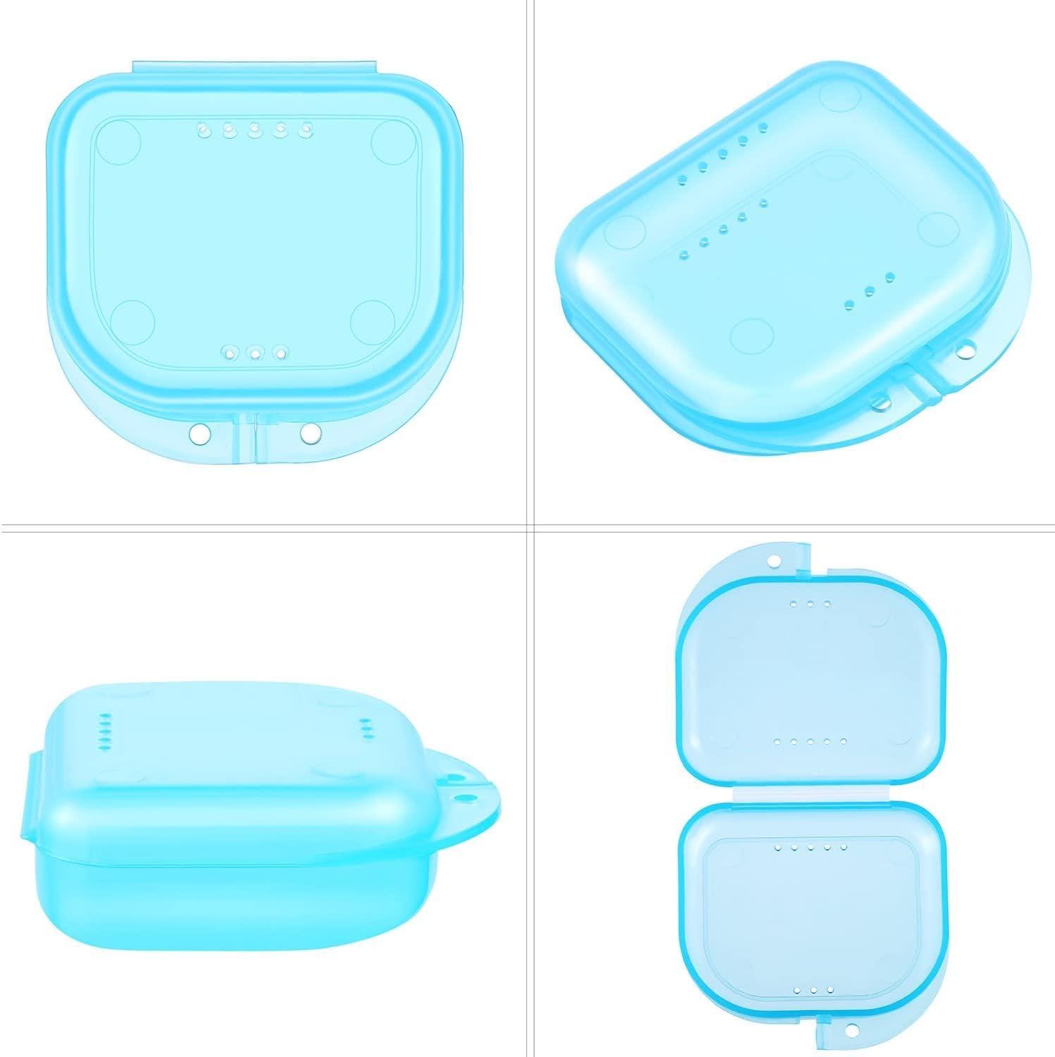 Kids Mouth Guard Moldable (4 Pack Blue) & Disposable Mouth Guard (8 pcs) for Grinding & Clenching Teeth | Comfortable Nighttime Protection Guard | Including Hygiene Case & Mask with Gel Ice Pack - Image 4