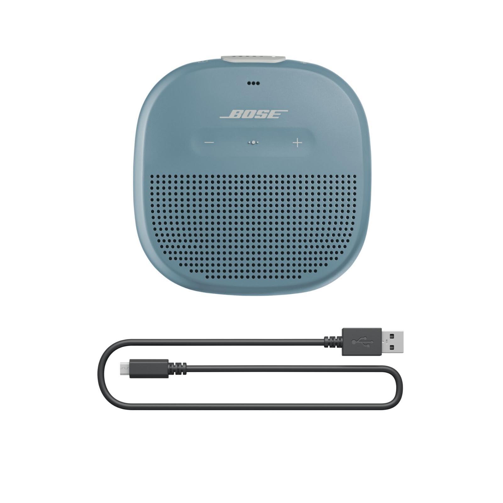 Bose SoundLink Micro Bluetooth Speaker: Small Portable Waterproof Speaker with Microphone, Stone Blue - Image 7