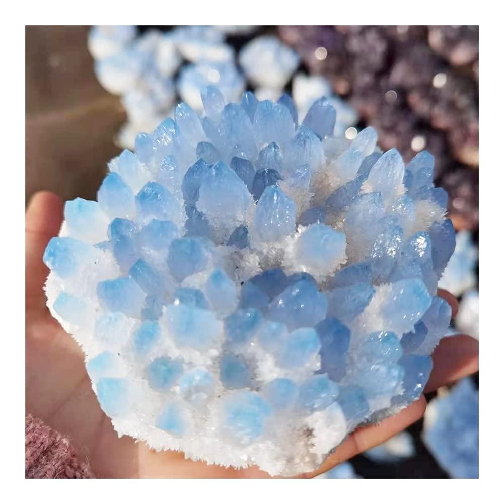 WGPHD Health & Household Blue Ghost Phantom Quartz Crystal Cluster Specimen (Size : 150-200g)
