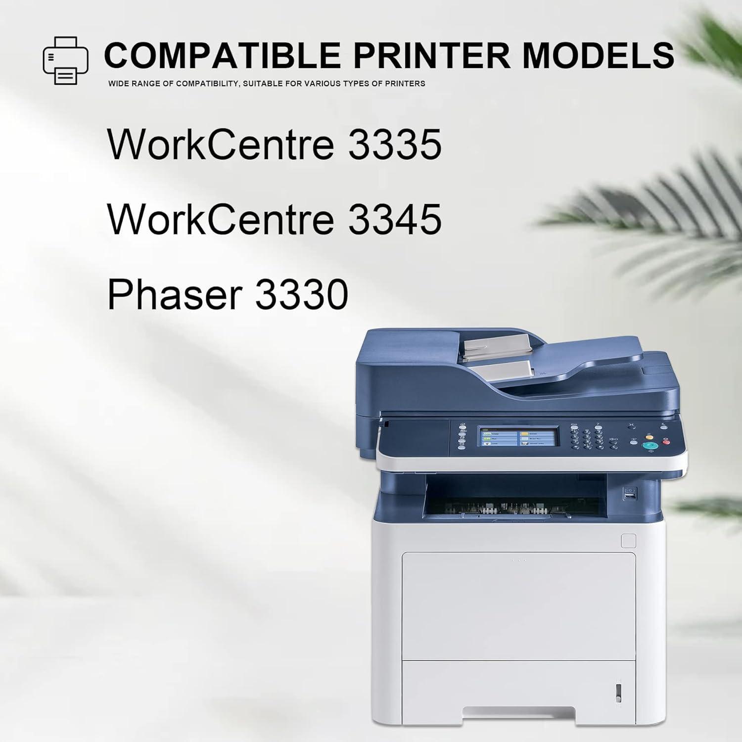 Phaser 3330/Workcentre 3335/3345 Black Extra High Capacity Toner Cartridge (2-Pack) - 106R03624 Compatible Toner Cartridge Replacement for Xerox Phaser 3330 WorkCentre 3345 - Image 2