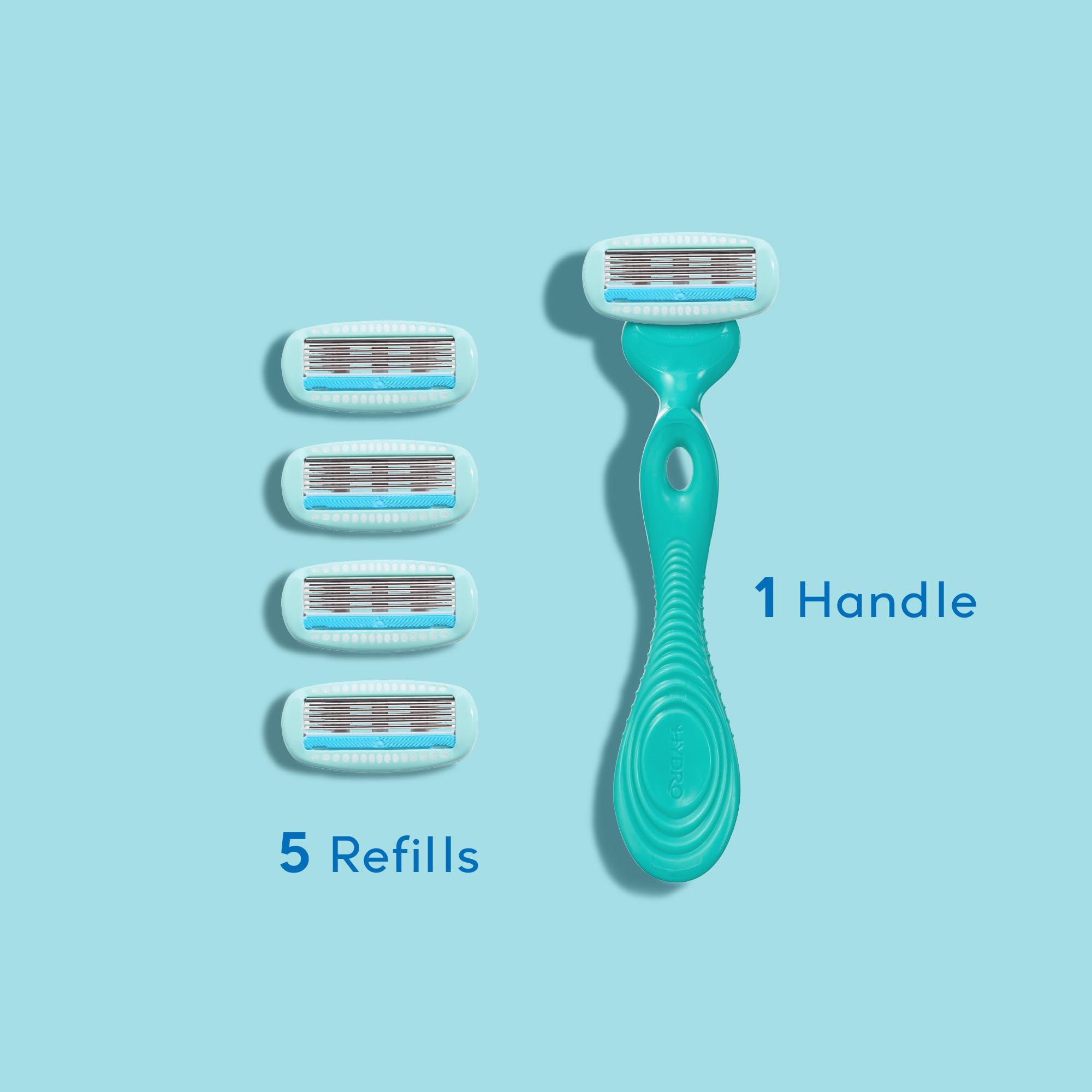 Schick Hydro Silk Ultra Sensitive Razor for Women | Womens Razor for Sensitive Skin, 5 Blade Razors for Women, Womens Razors for Shaving, Includes 1 Handle & 5 Refills - Image 7