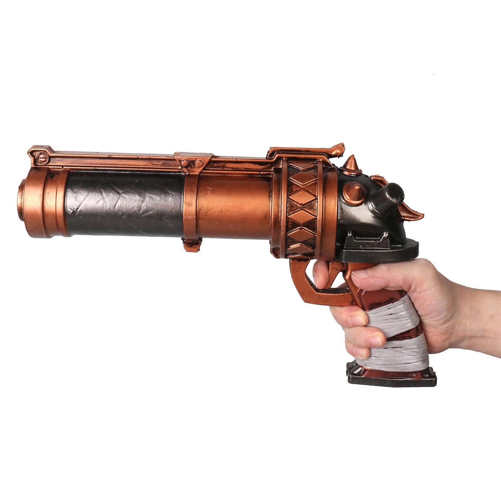 HOTTERCOS 12" Jin-x Steampunk Foam Weapons Cosplay Costume Accessories Props Replica Halloween Party - Image 2