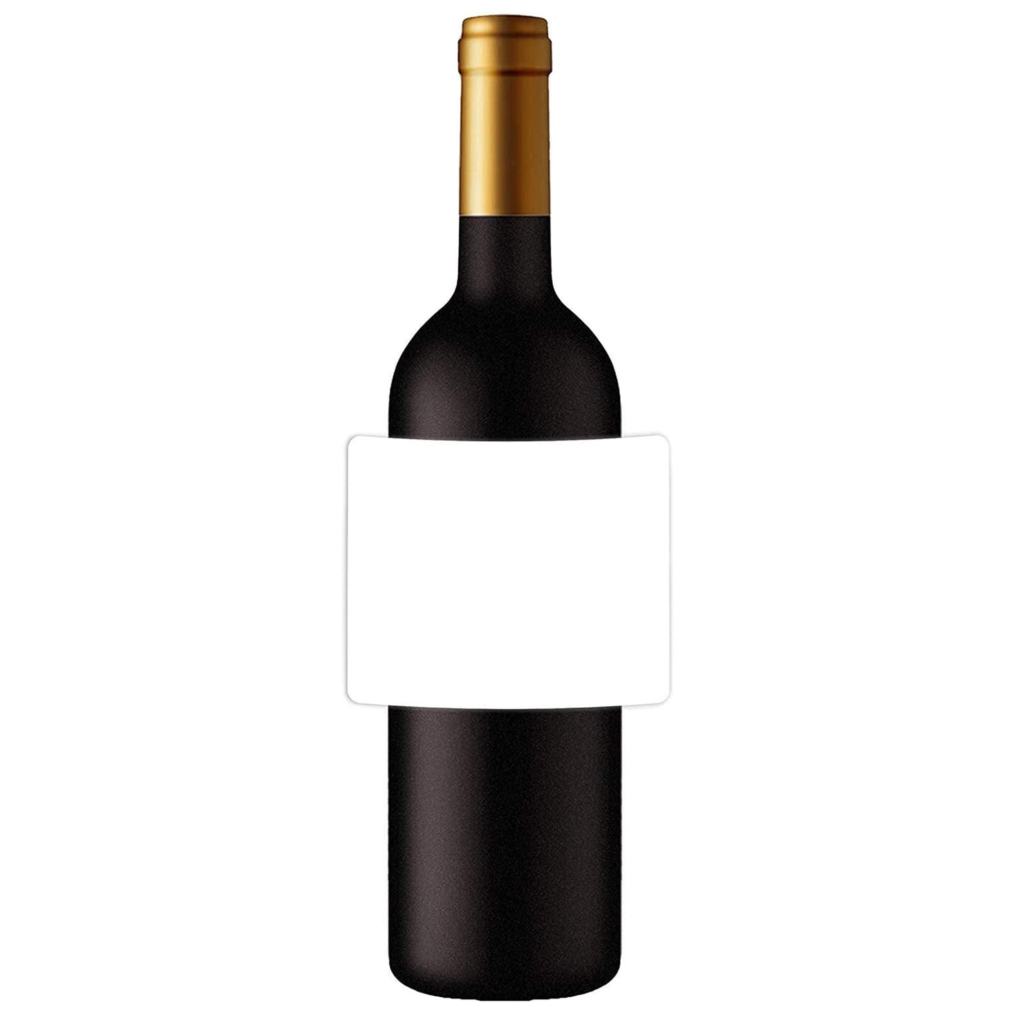 Mr-Label 4” x 3-1/3” Waterproof Matte White Wine Label - for Inkjet & Laser Printer - for 750ml Wine Bottle - Tear-Resistant - for Homemade Wine/Wedding (50 Sheets/Total 300 Labels)
