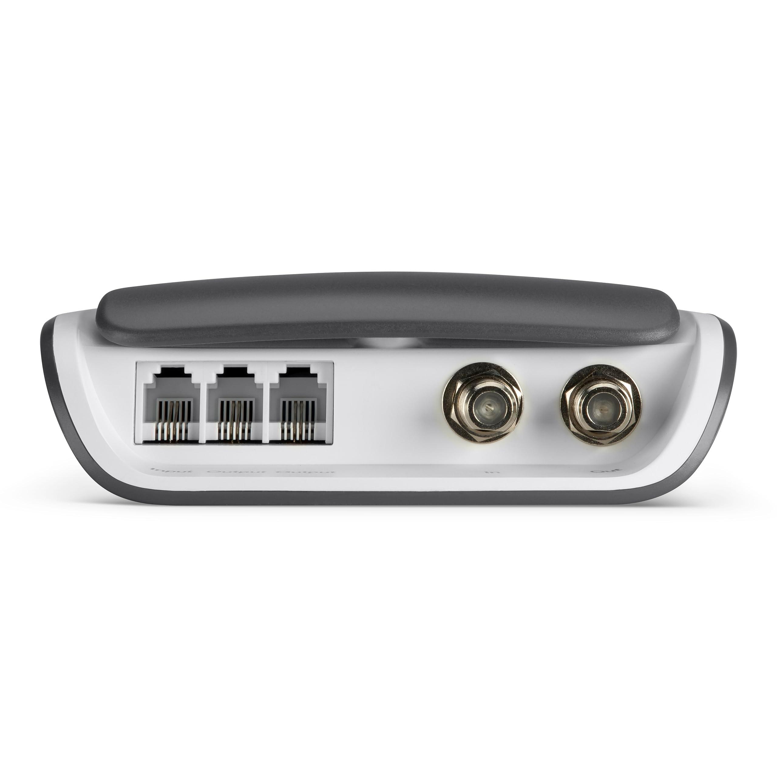 Belkin Power Strip Surge Protector - 12 AC Multiple Outlets, Ethernet & Cable Protection - 8 ft Long Extension Cord for Home, Office, Travel, Computer Desktop & Phone Charger - 3996 Joules, White - Image 4