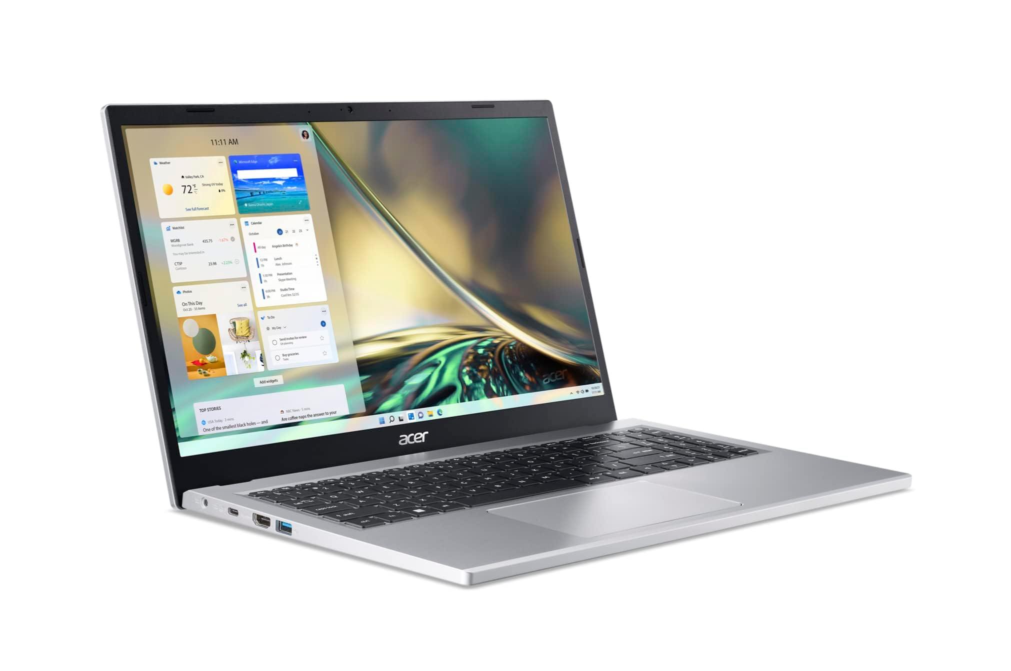 Acer Aspire 3 A315-24P-R7VH Slim Laptop | 15.6" Full HD IPS Display | AMD Ryzen 3 7320U Quad-Core Processor | AMD Radeon Graphics | 8GB LPDDR5 | 128GB NVMe SSD | Wi-Fi 6 | Windows 11 Home in S Mode - Image 7