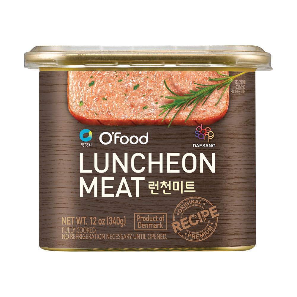 Chung Jung One Luncheon Meat, Ready-To-Eat Premium Pork Canned Meat, Pack of 1
