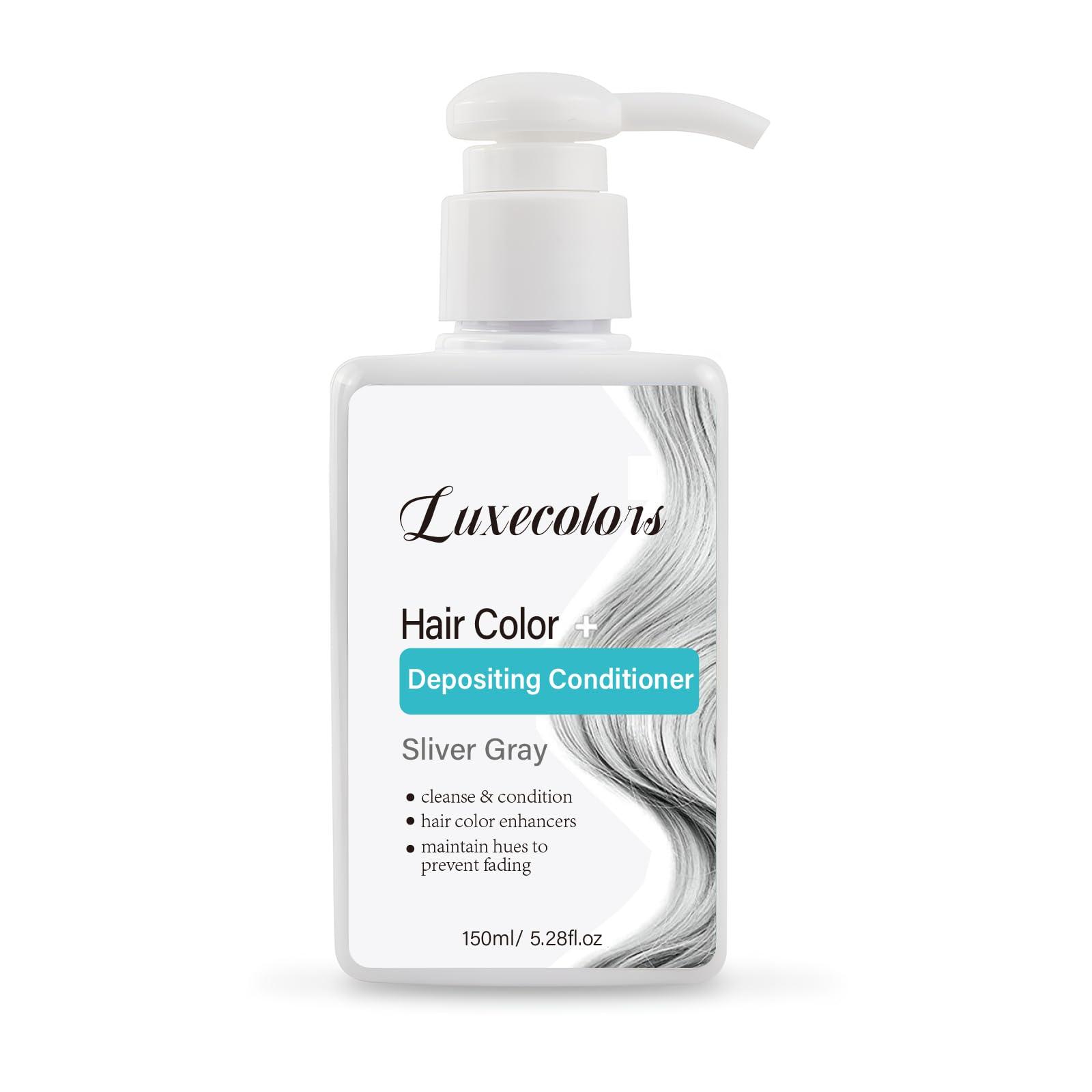 Depositing Hair Mask, Hair Refreshing Conditioner, Non-foaming, Cruelty-free 5.28 fl.oz (Sliver Gray) - Image 1