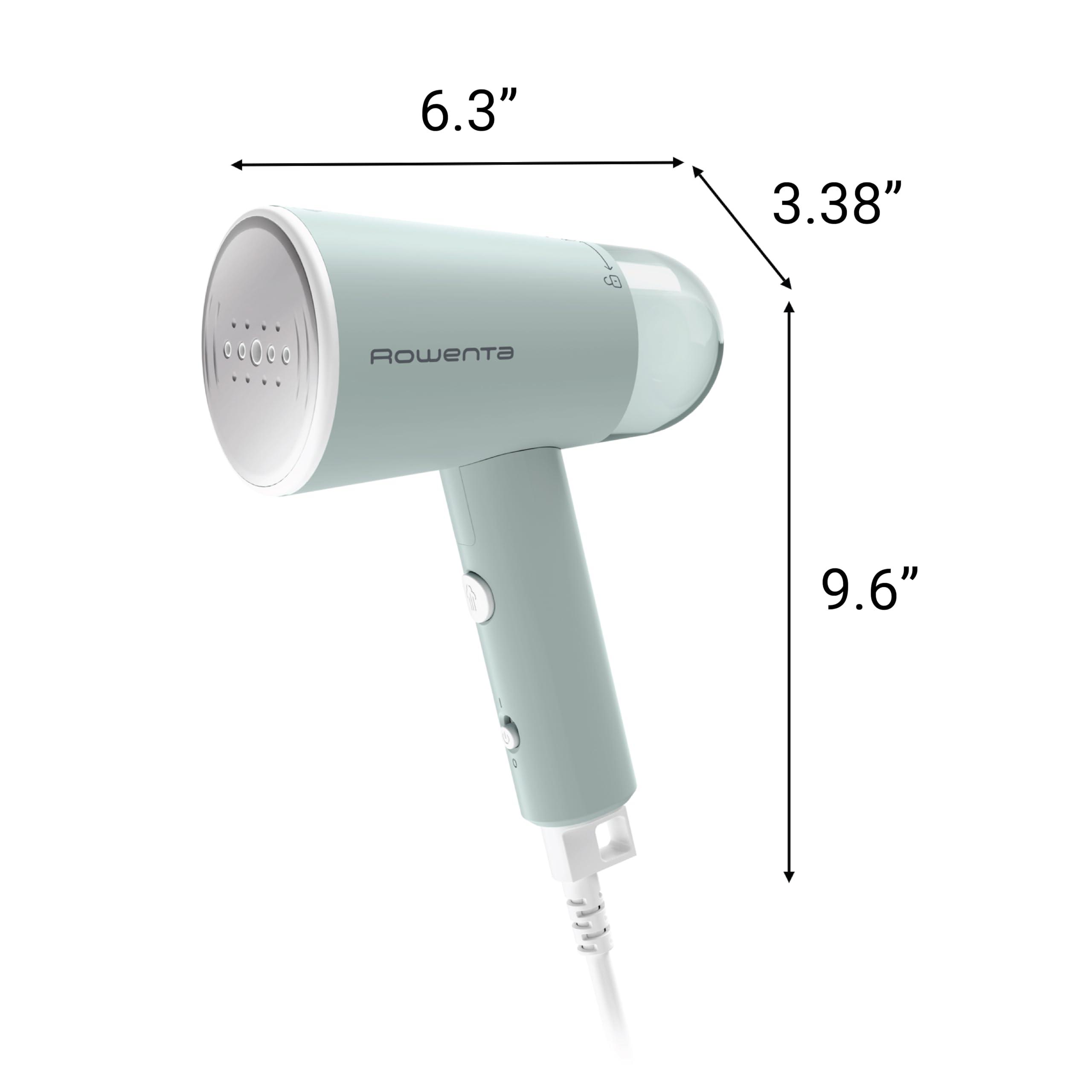 Rowenta Mini Travel Steamer for Clothes, Portable Handheld Steamer with 2.3 Oz Tank, Foldable, 1100 Watts, Ironing, Travel Essentials, Green, DR1014 - Image 2