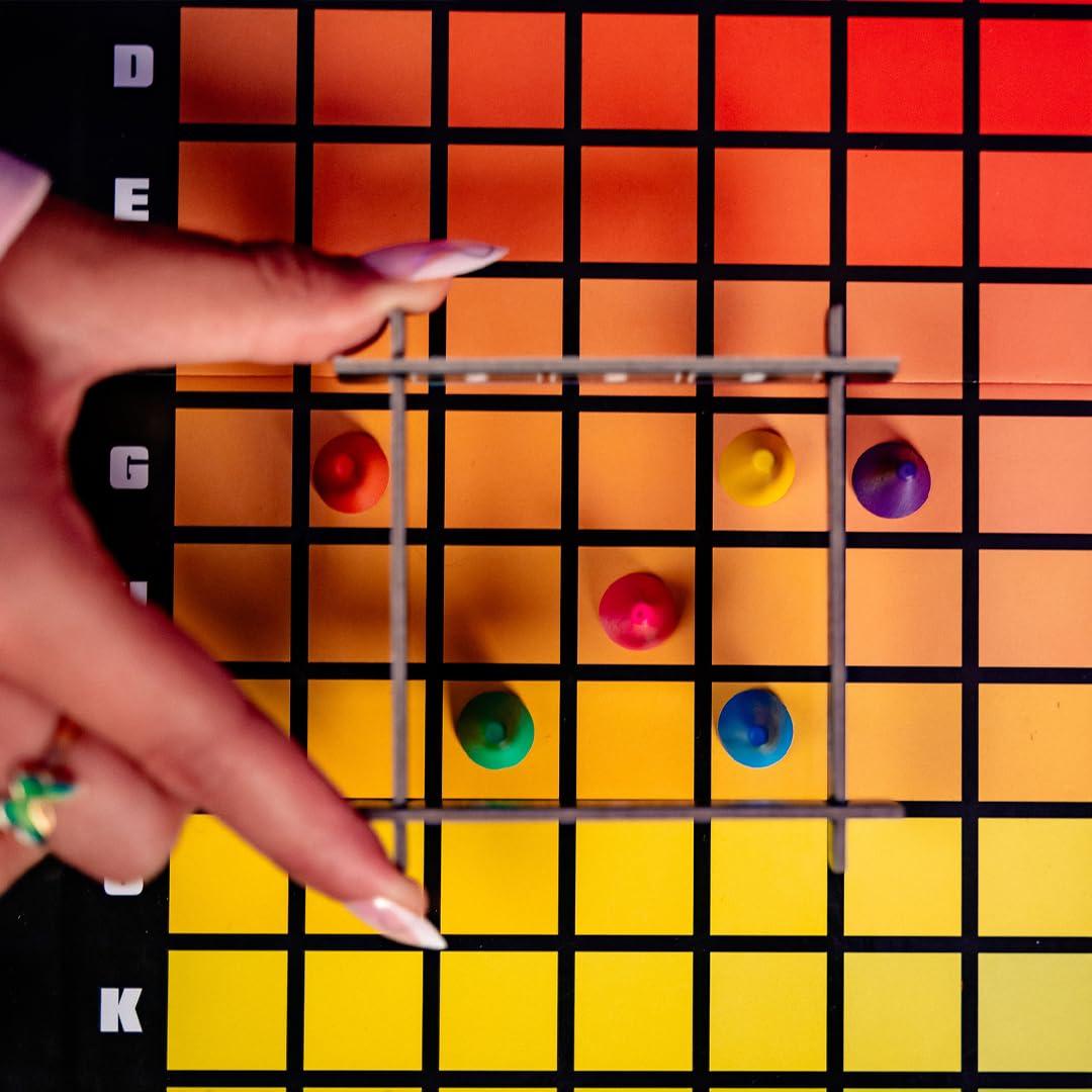 HUES and CUES - Vibrant Color Guessing Board Game for 3-10 Players Ages 8+, Connect Clues and Guess from 480 Color Squares - Image 8