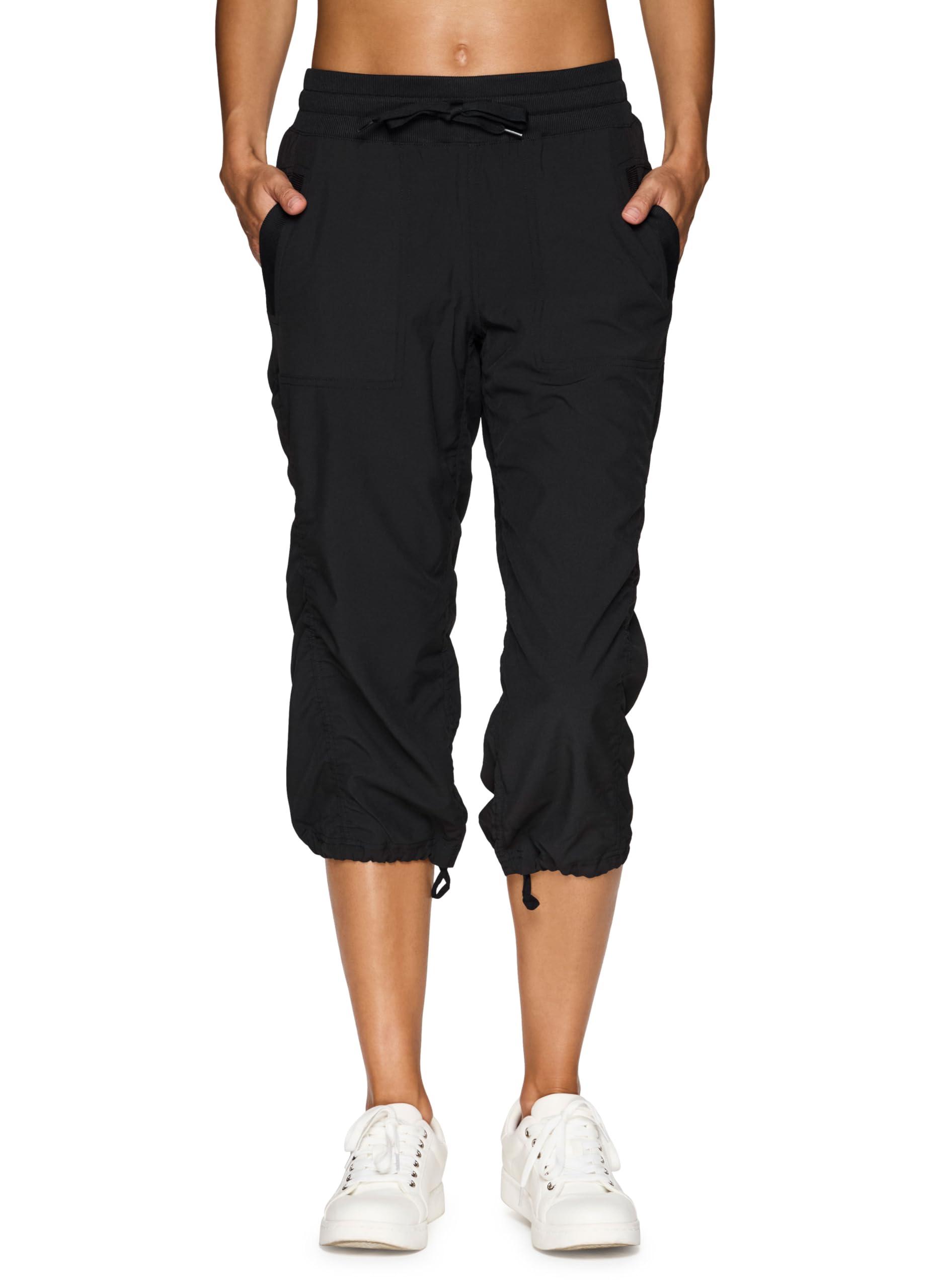 RBX Active Capri Pants for Women Joggers Stretch Lightweight Women’s Casual Pant Capri with Drawstring - Image 3