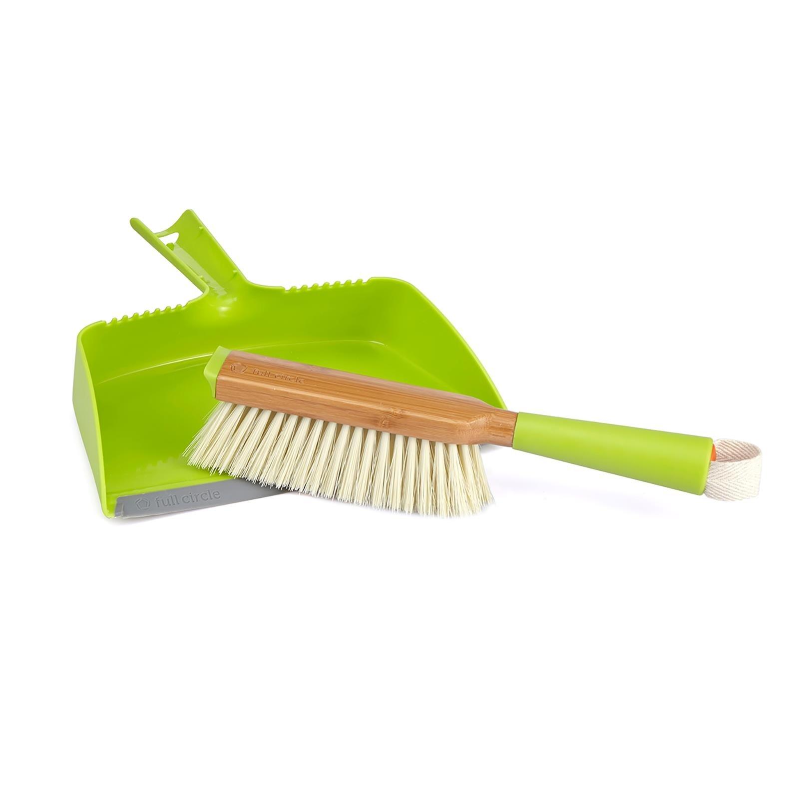 Full Circle Clean Team Brush & Dustpan Set, Green - Image 4