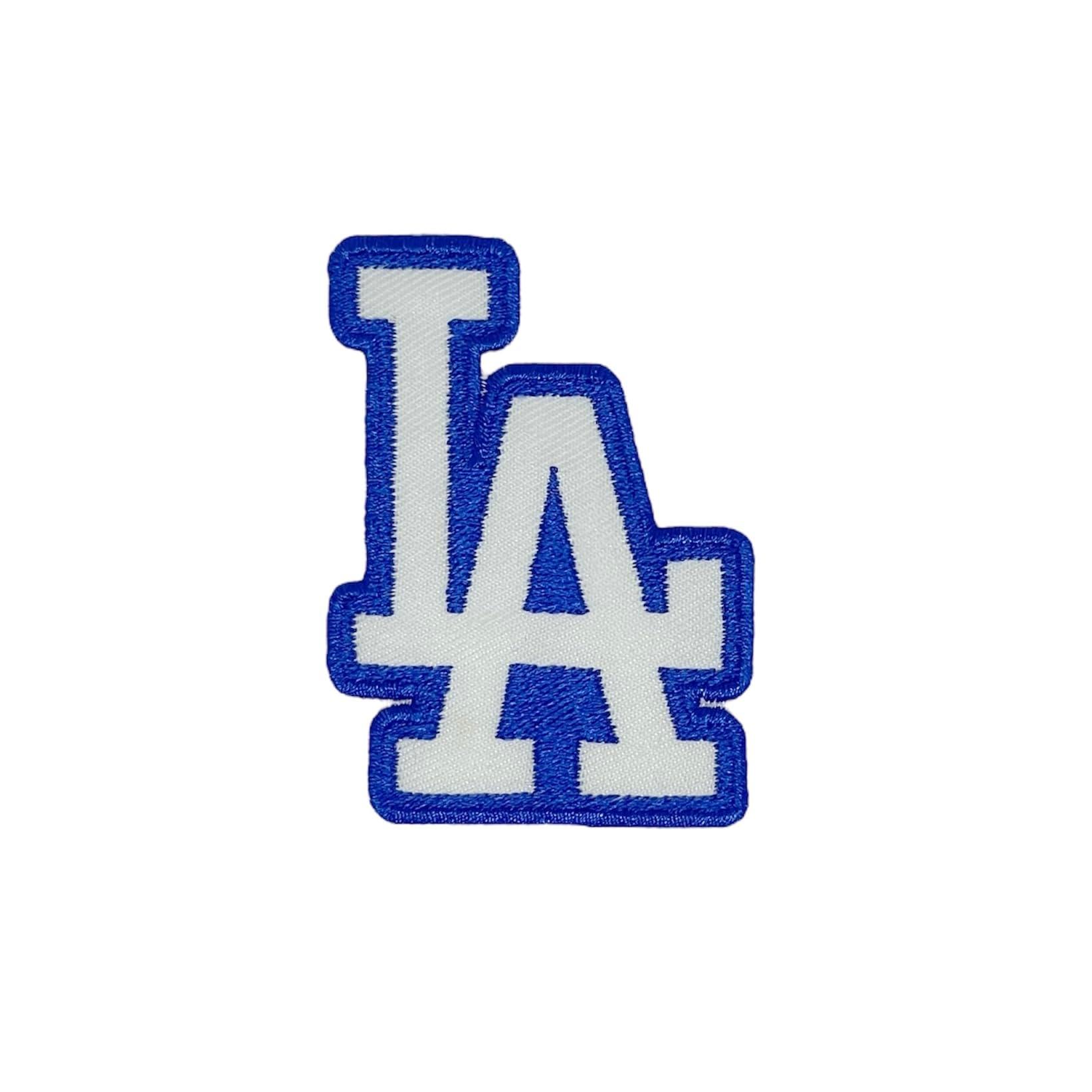Generic NH LA Los Angeles Iron On Patches - Embroidery Applique Patches for Decoration, 2x2.6 inches, Blue