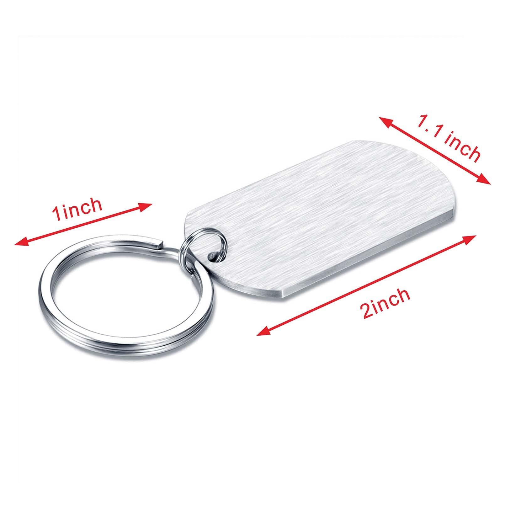 Alotozo Wedding Day Keychain - Bridal Shower Gifts for Bride Groom Groomsmen Bridesmaid Maid of Honor Father - Image 2