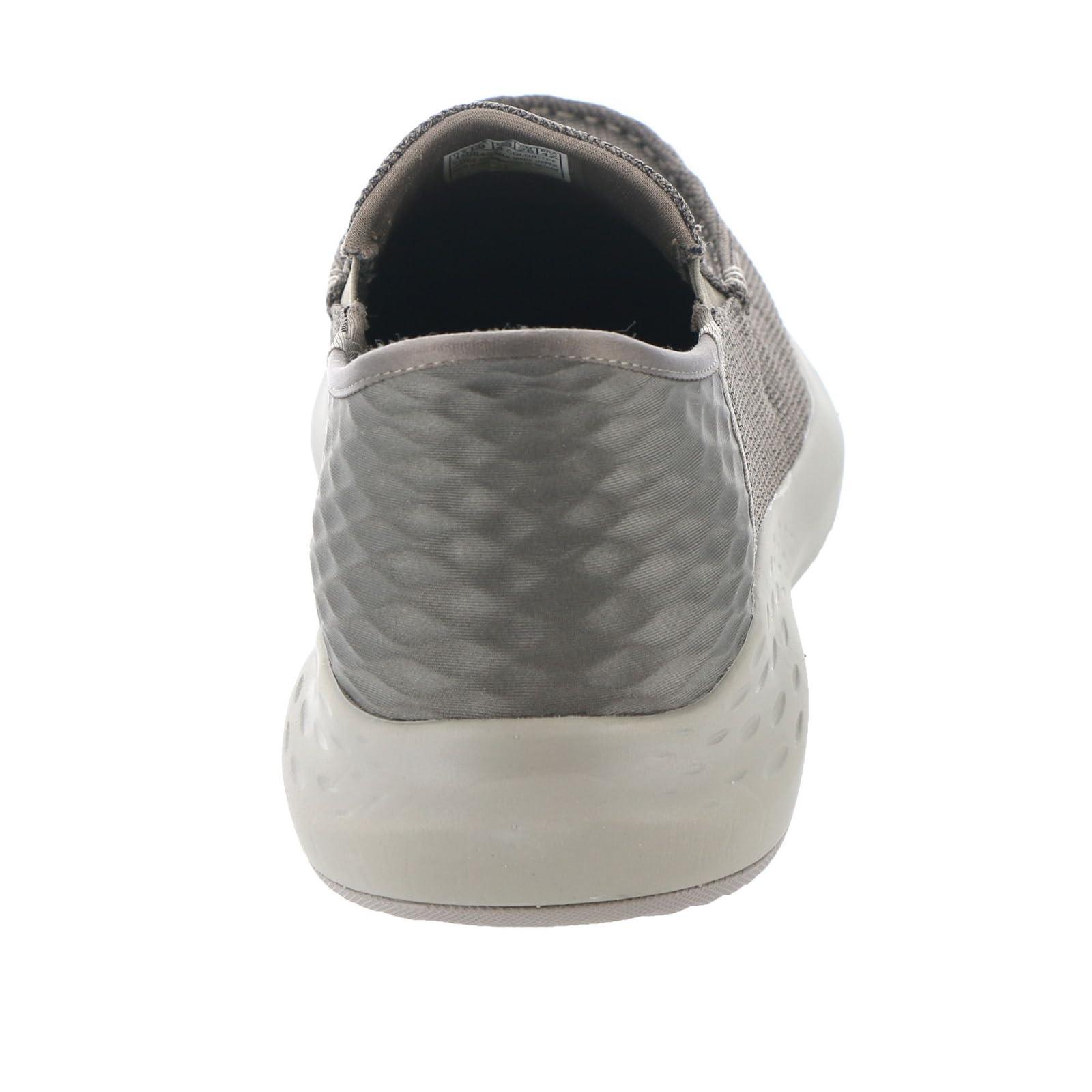 Skechers USA Men's Men's Parson-Ralven 204804 Moc Toe Slip-Ins, Taupe, 12 - Image 7