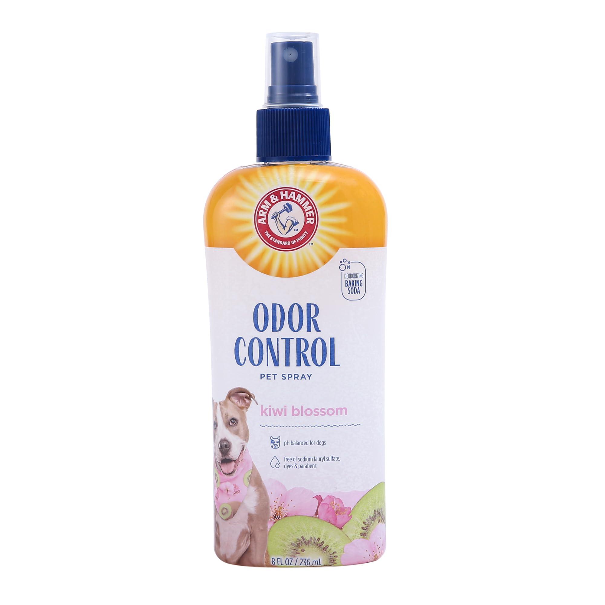 Arm & Hammer for Pets Super Deodorizing Spray for Dogs | Best Odor Eliminating Spray for All Dogs & Puppies | Fresh Kiwi Blossom Scent That Smells Great, 8 Ounces - Image 1