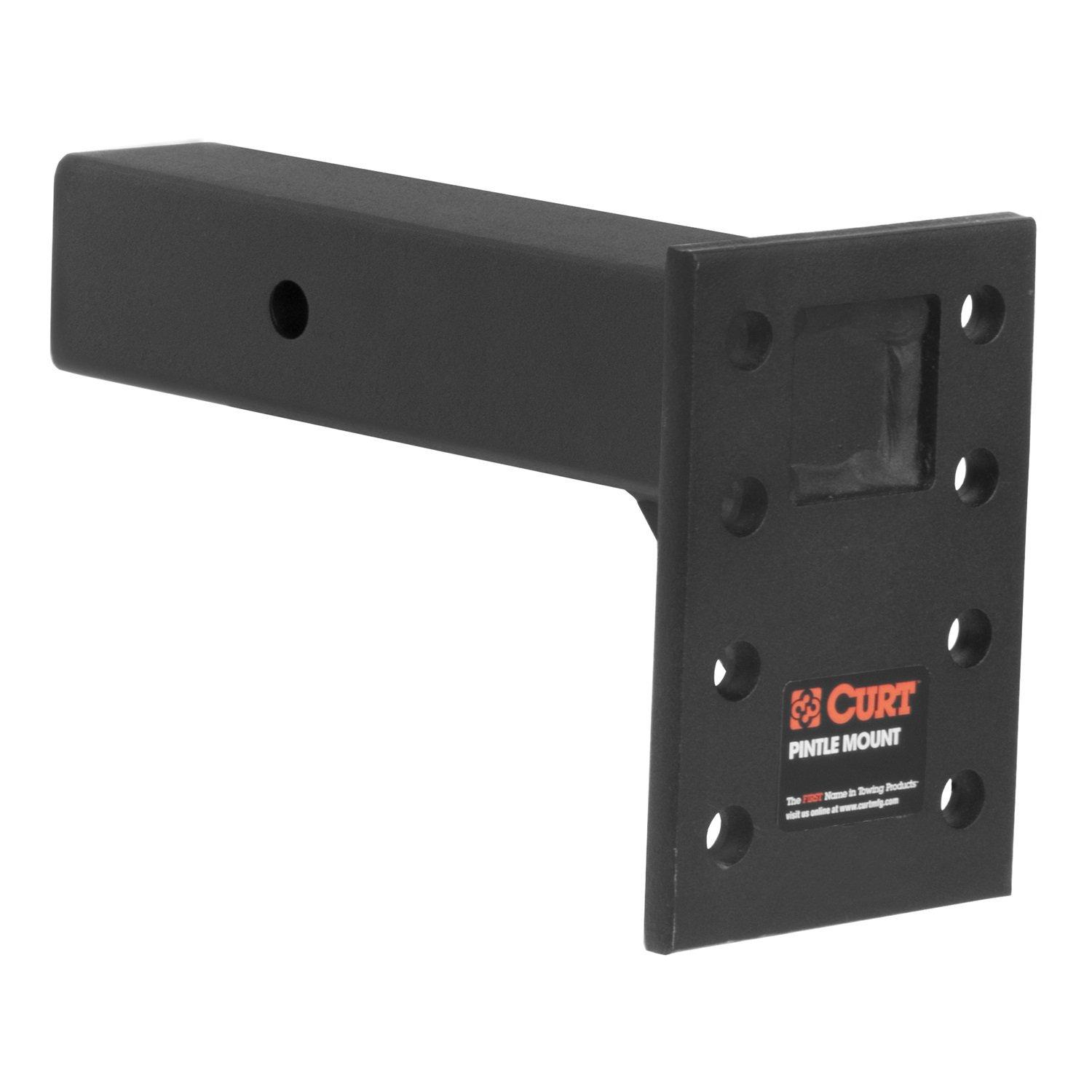 CURT 48329 Adjustable Pintle Mount for 2-1/2-Inch Hitch Receiver, 18,000 lbs, 6-1/2-Inch Drop, 8-Inch Length - Image 6