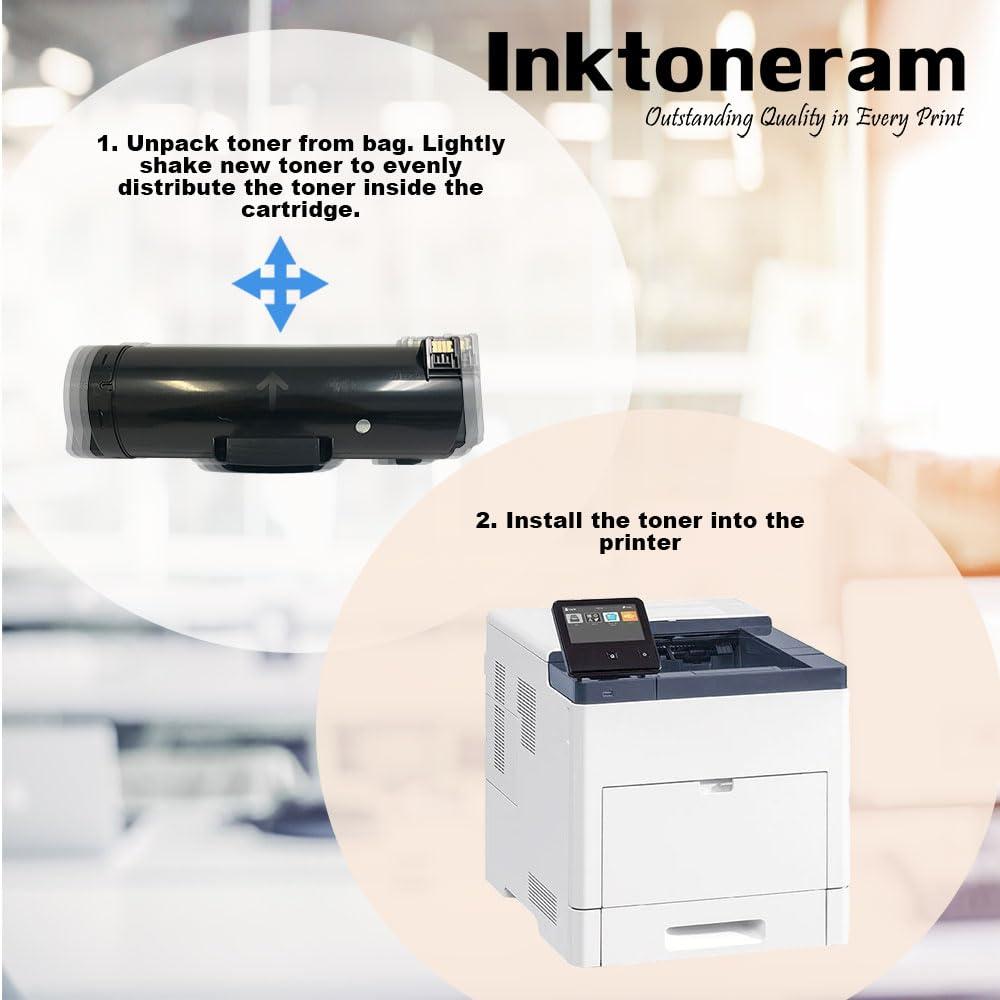 Inktoneram B600 B605 B610 B615 Compatible Toner Cartridge Replacement for Xerox VersaLink B600 B605 B610 B615 [10300 Pages] B600 B605 B610 B615 106R03940 (Black) - Image 5