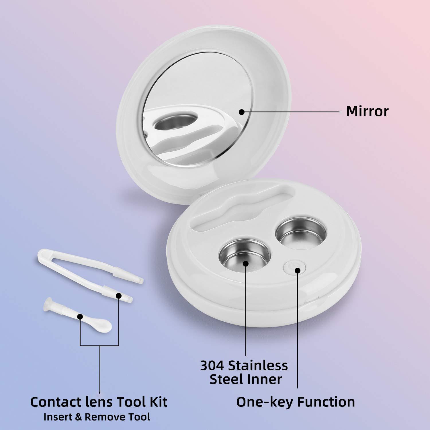 Ultrasonic Contact Lens Cleaner Machine Portable with Type-C USB Cable for Disposal Soft Lens/Hard Lens/Contact Lens/Colored Lens/RGP Lens/OK Lens - Image 4