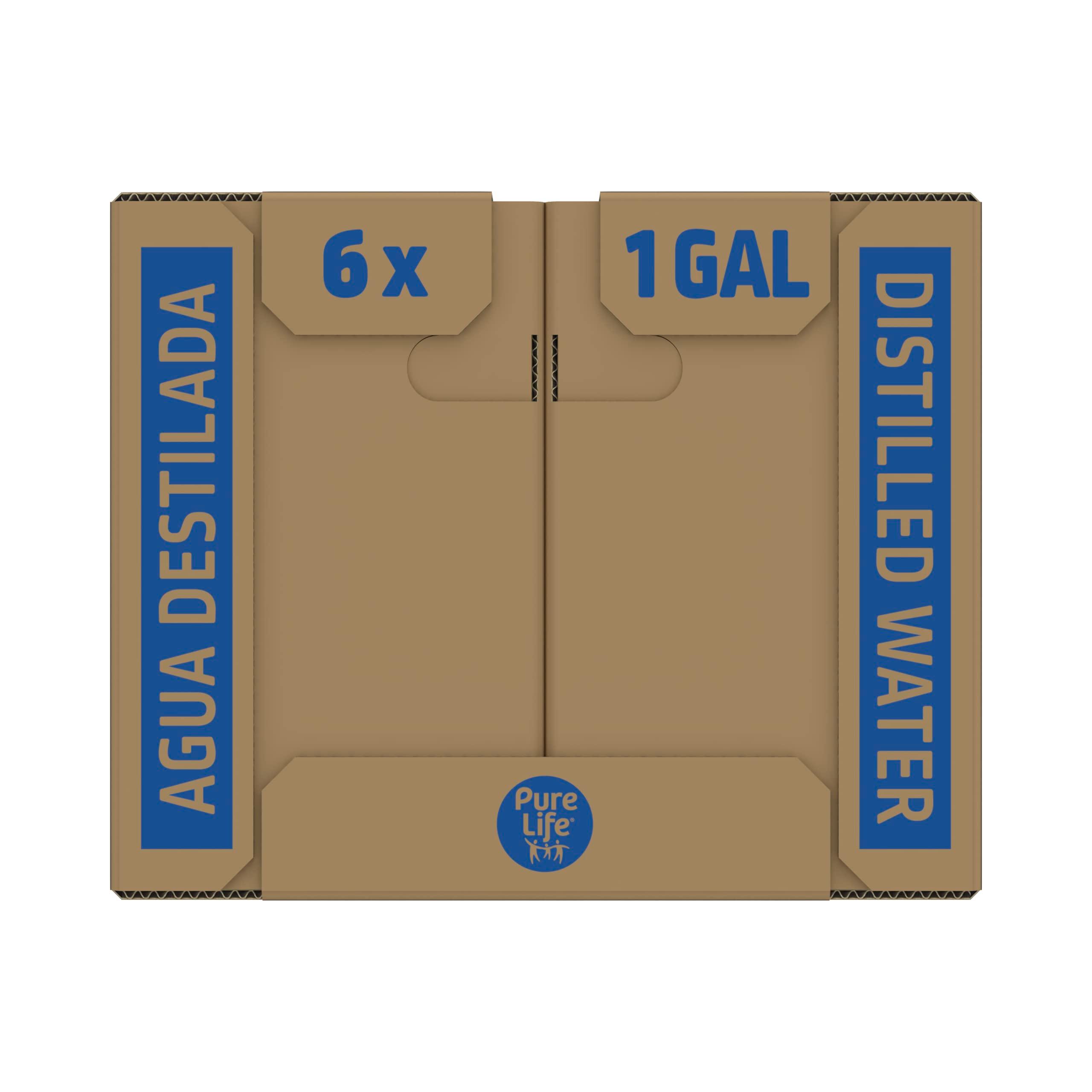 Distilled Water Gallons - 3 Cases of 6 Side Handle 1-Gallon Bottles - 3 Cases (18 Total Gallons) - Image 5