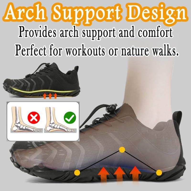 Barefoot Shoes Men Women Minimalist Shoes Zero Drop Workout Cross-Trainer Hiking Water Wide Toe Box Grounded Footwear Weightlifting Walking - Image 5