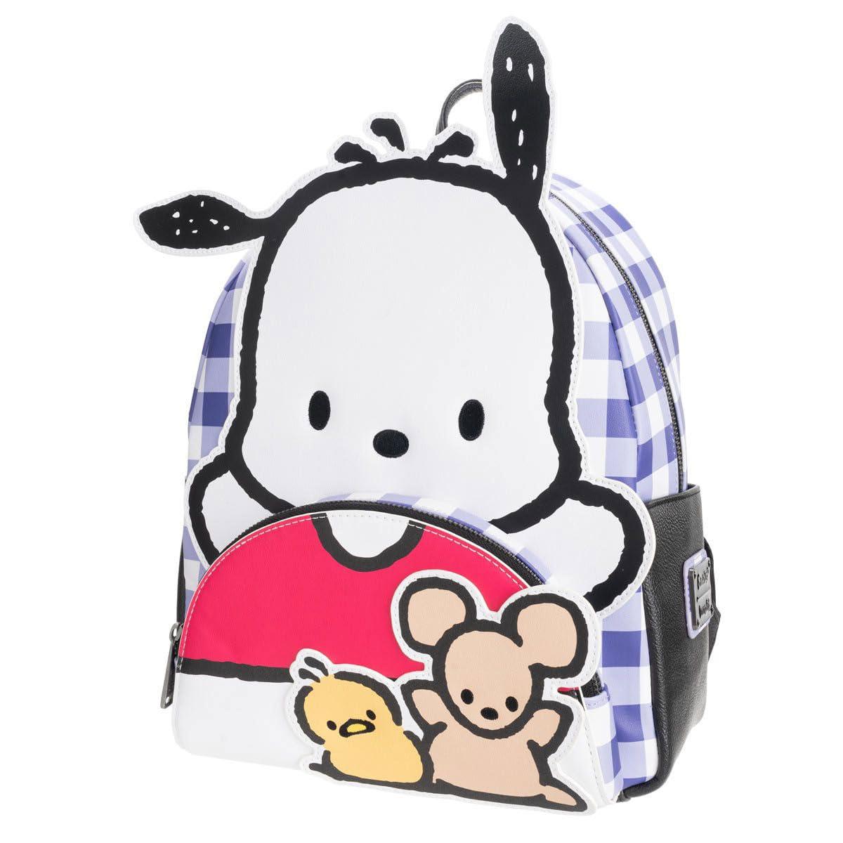 Loungefly SANRIO Pochacco Cosplay Plaid Mini-Backpack - Entertainment Earth Exclusive - Image 2