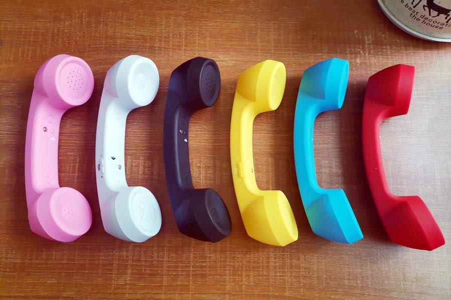 ENJOY-UNIQUE Retro Phone Handset for Cell Phone, Wireless Bluetooth Retro Telephone Handset Mic Headphones Comfort Retro Cell Phone Handset Mic Speaker Phone Call Receiver - Image 7