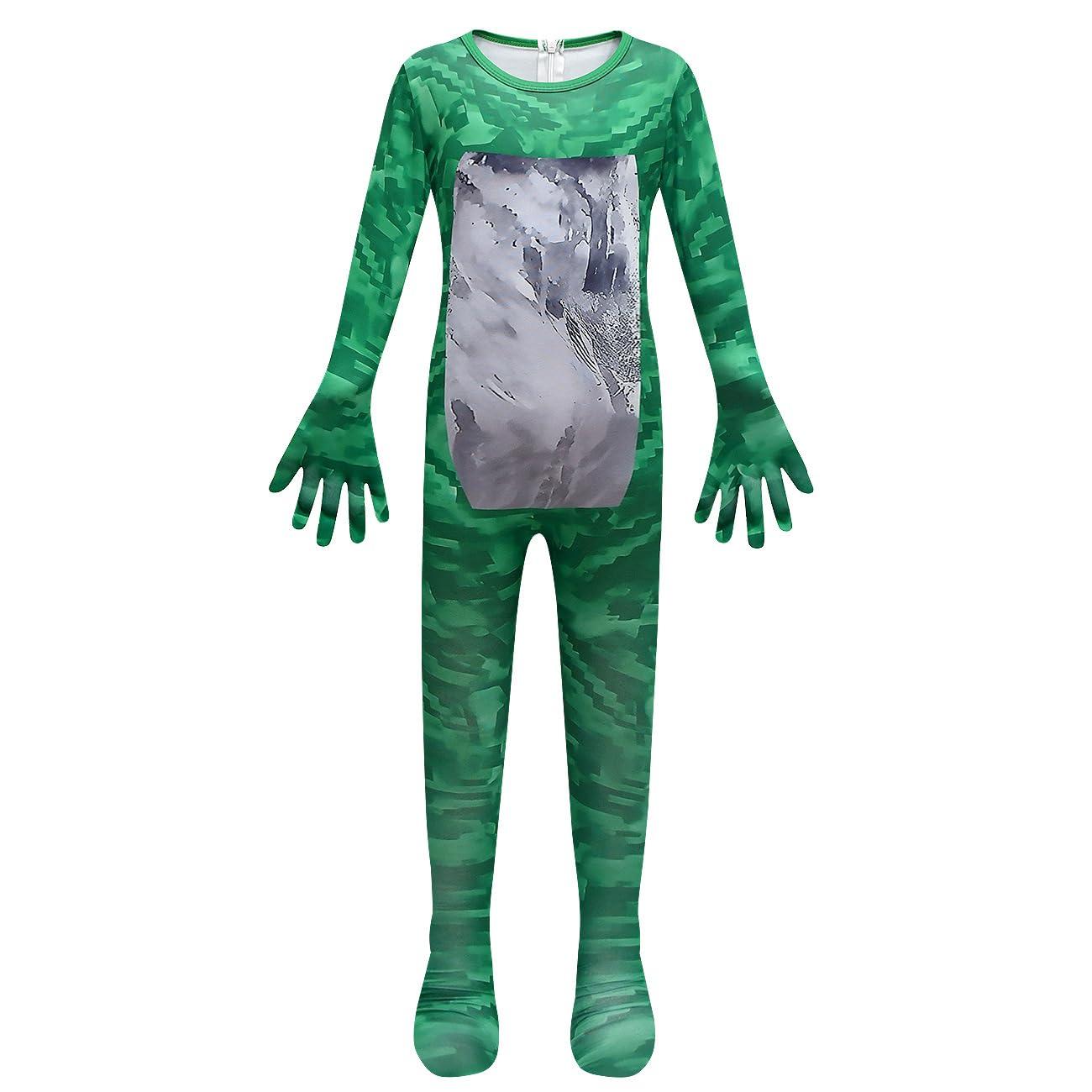 Leunsyoukin Kids Boy Costume Anime Cosplay Jumpsuits Spandex Bodysuit with Mask Halloween Funny Cosplay Dress Up 3-11y - Image 3